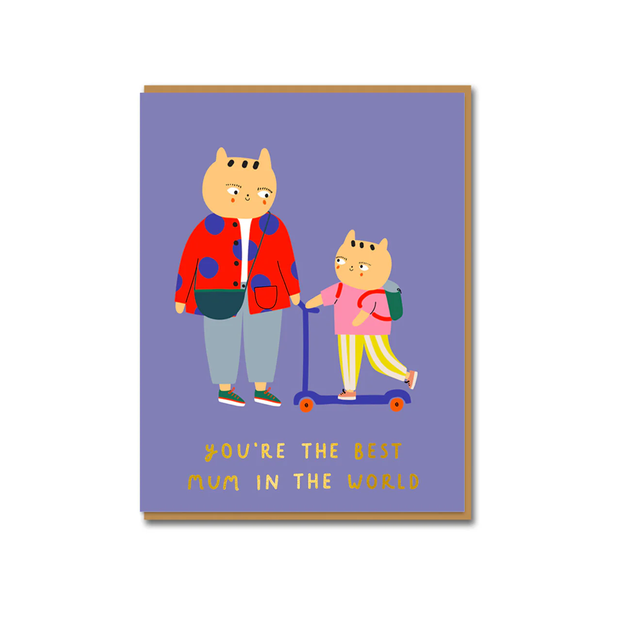 Best Mum in the World Greeting Card