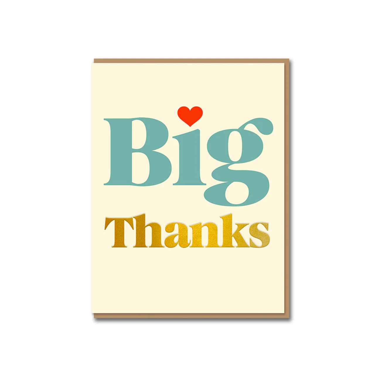 Big Thanks Greeting Card