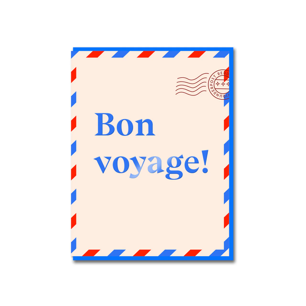 Bon Voyage Letter Greeting Card
