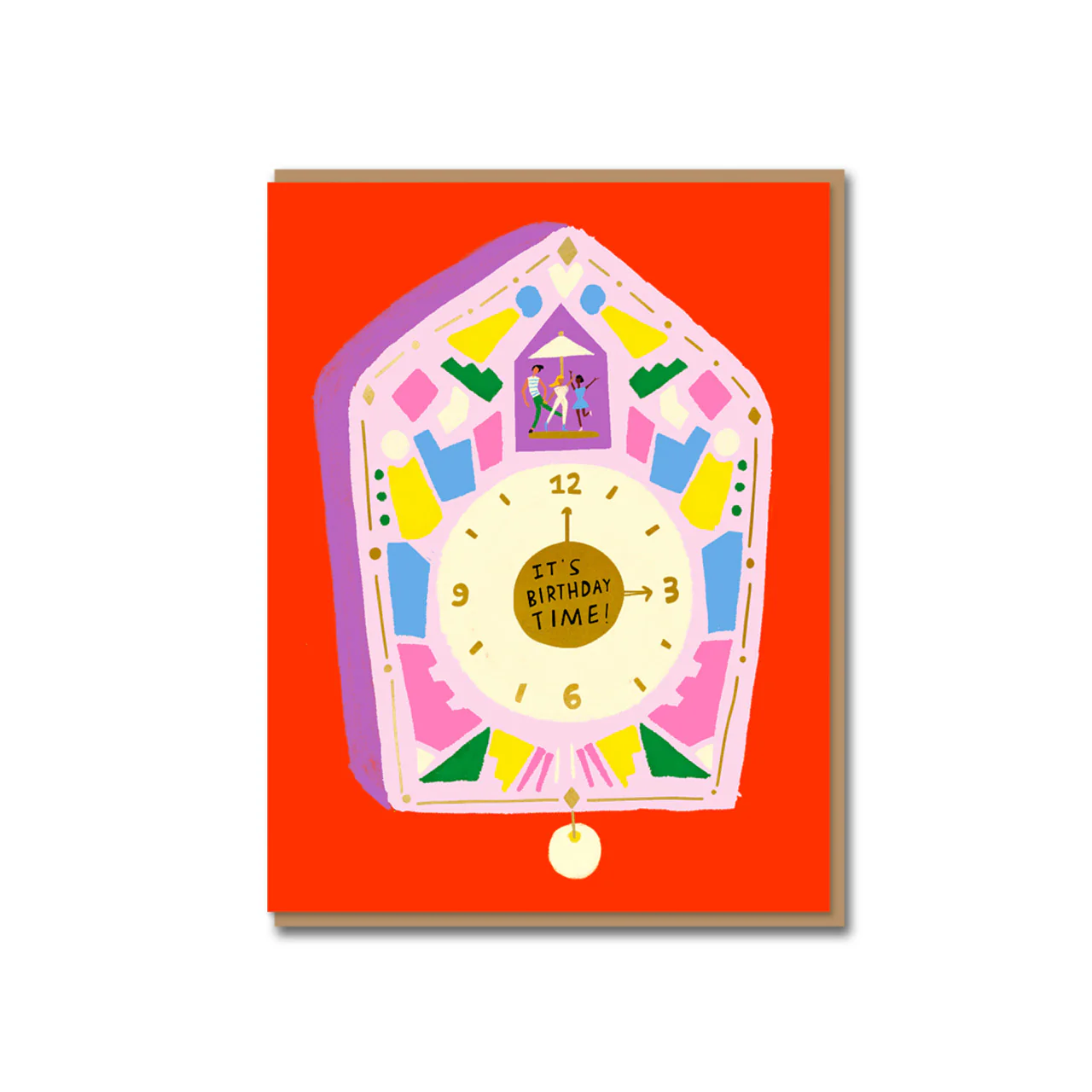 Cuckoo Clock Greeting Card