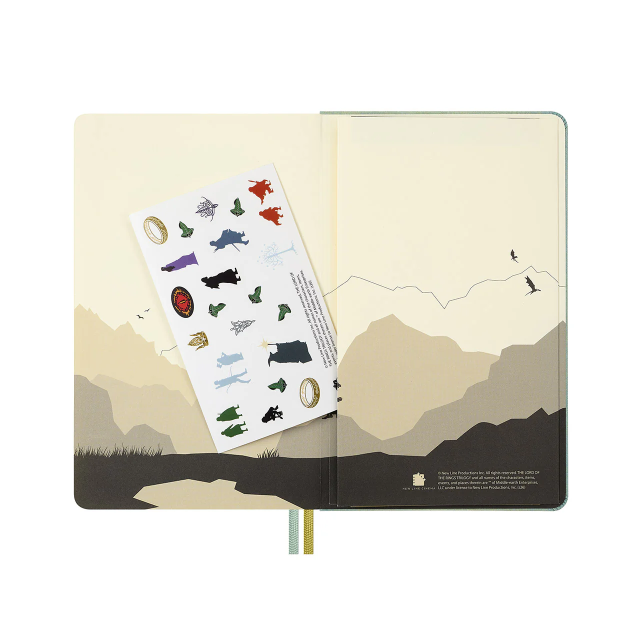 2026-27 Lord of the Rings 18 Month Weekly Notebook Hard Cover Diary Large - Image 7