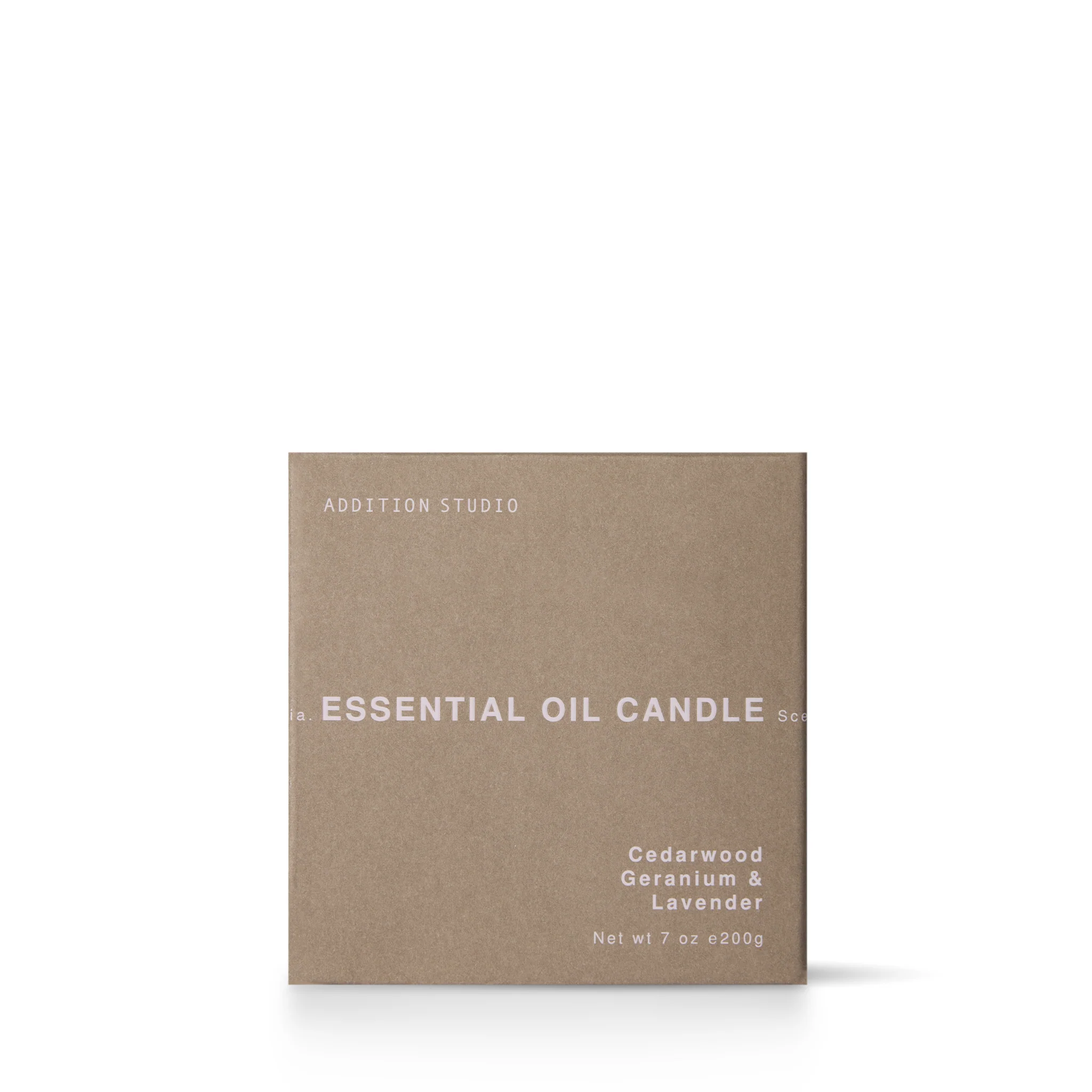 Cedarwood, Geranium and Lavender Essential Oil Candle - Image 5