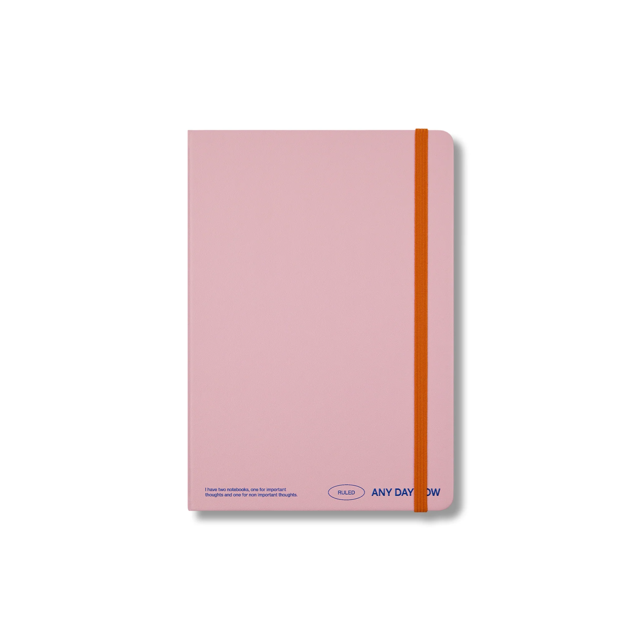 Blush Any Day Notebook Ruled A5