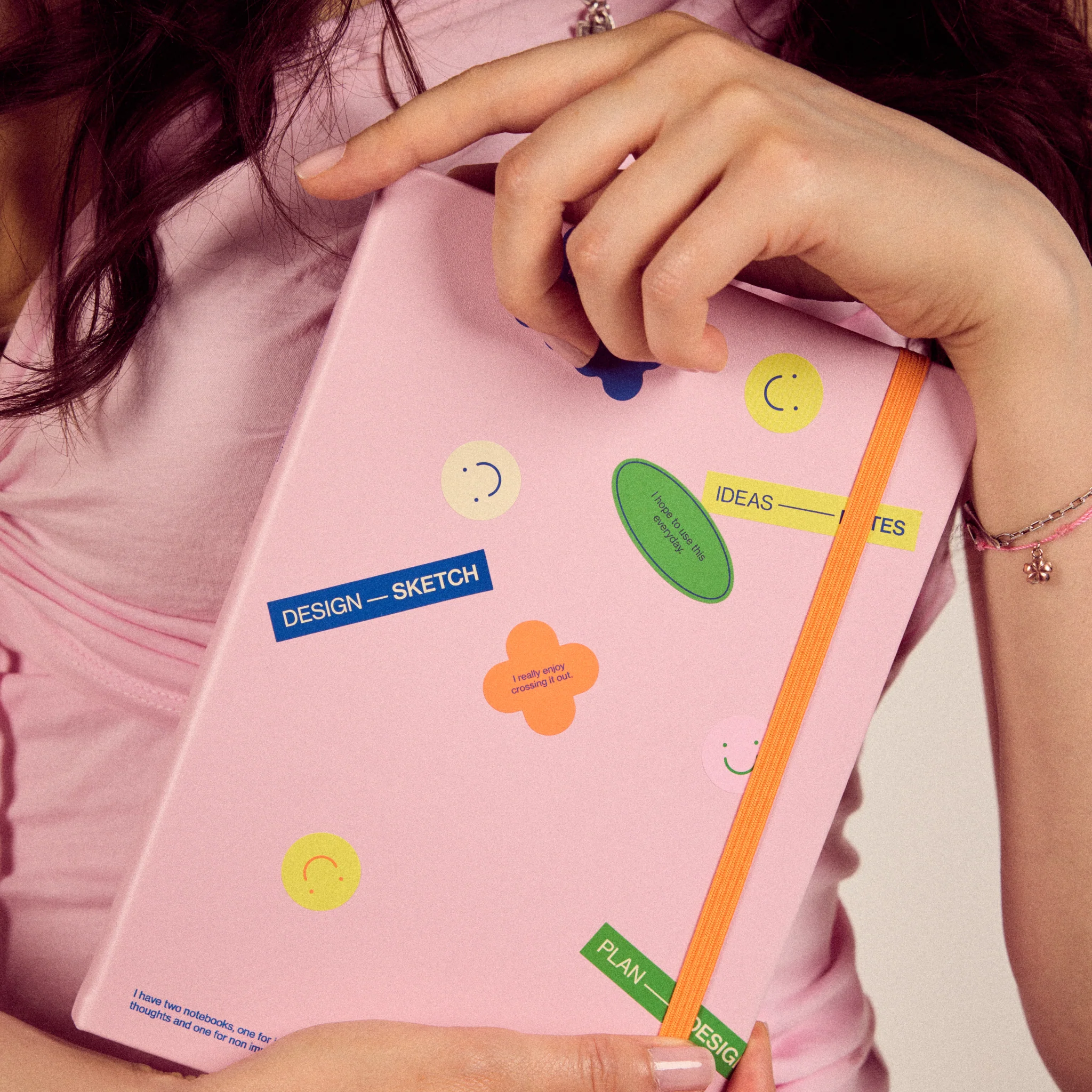 Blush Any Day Notebook Ruled A5 - Image 2