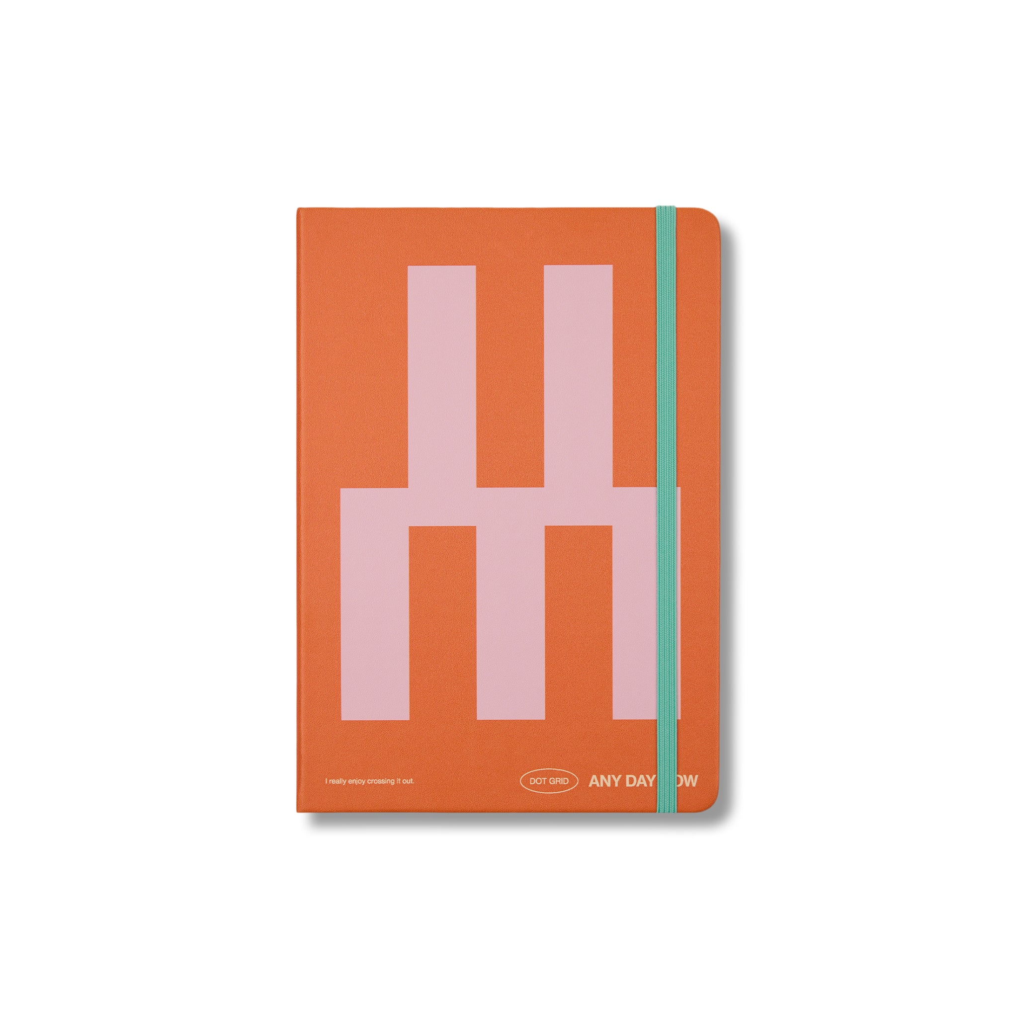 Coral Any Day Notebook Dot Grid A5