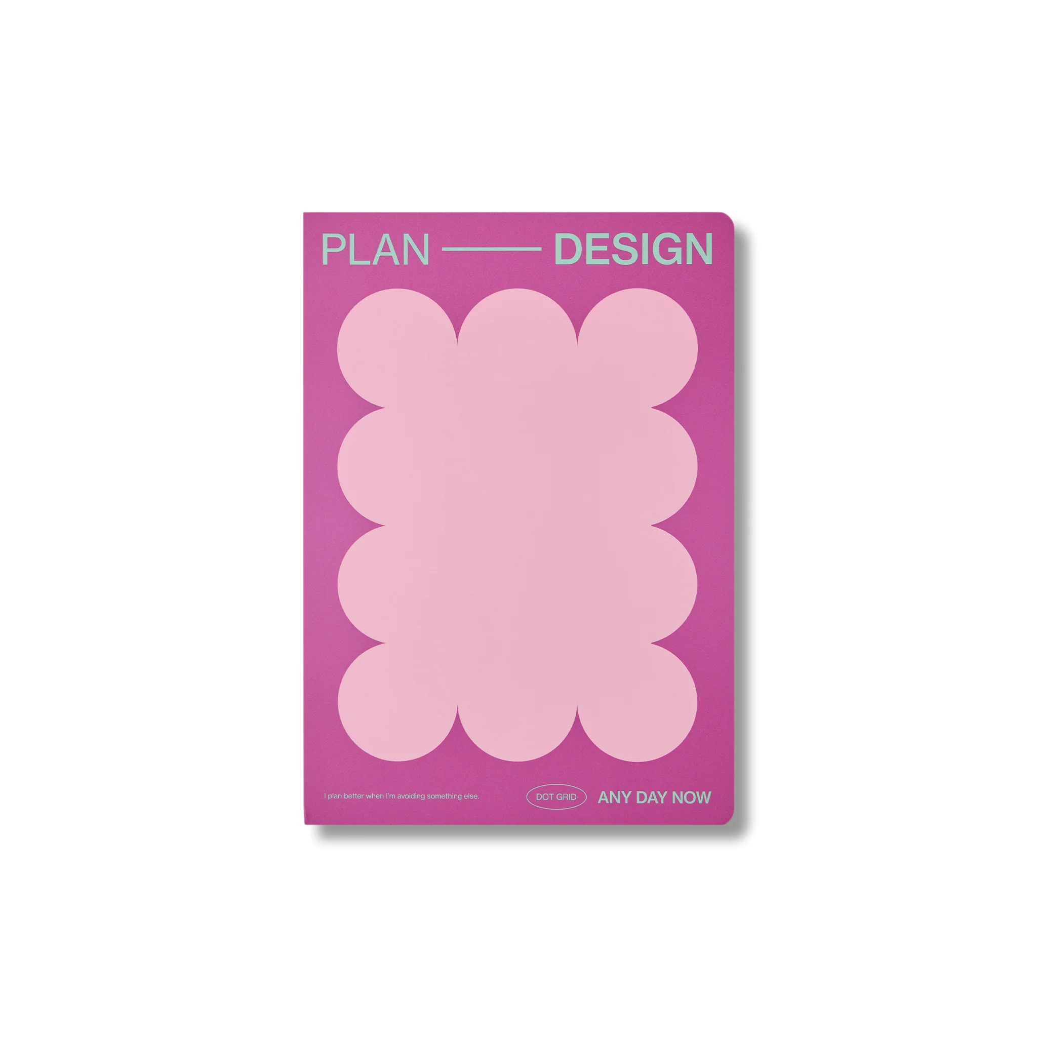 Magenta Open Bound Notebook Dot Grid A5 - Image 2