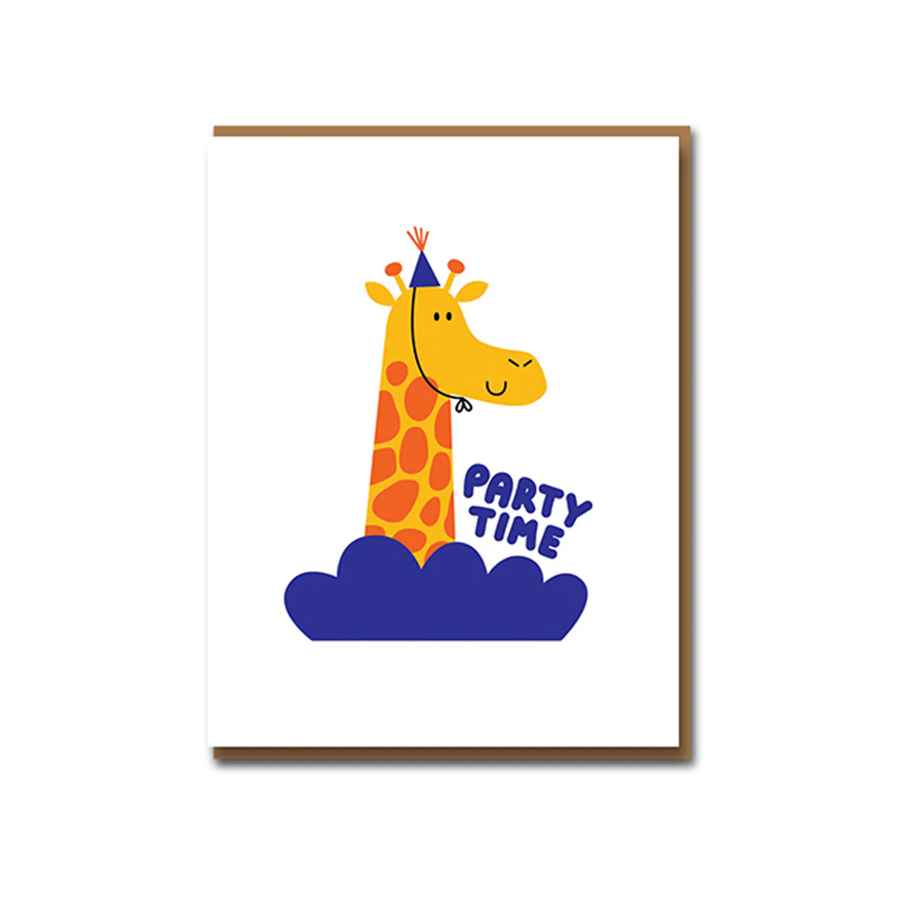 Party Hat Giraffe Greeting Card