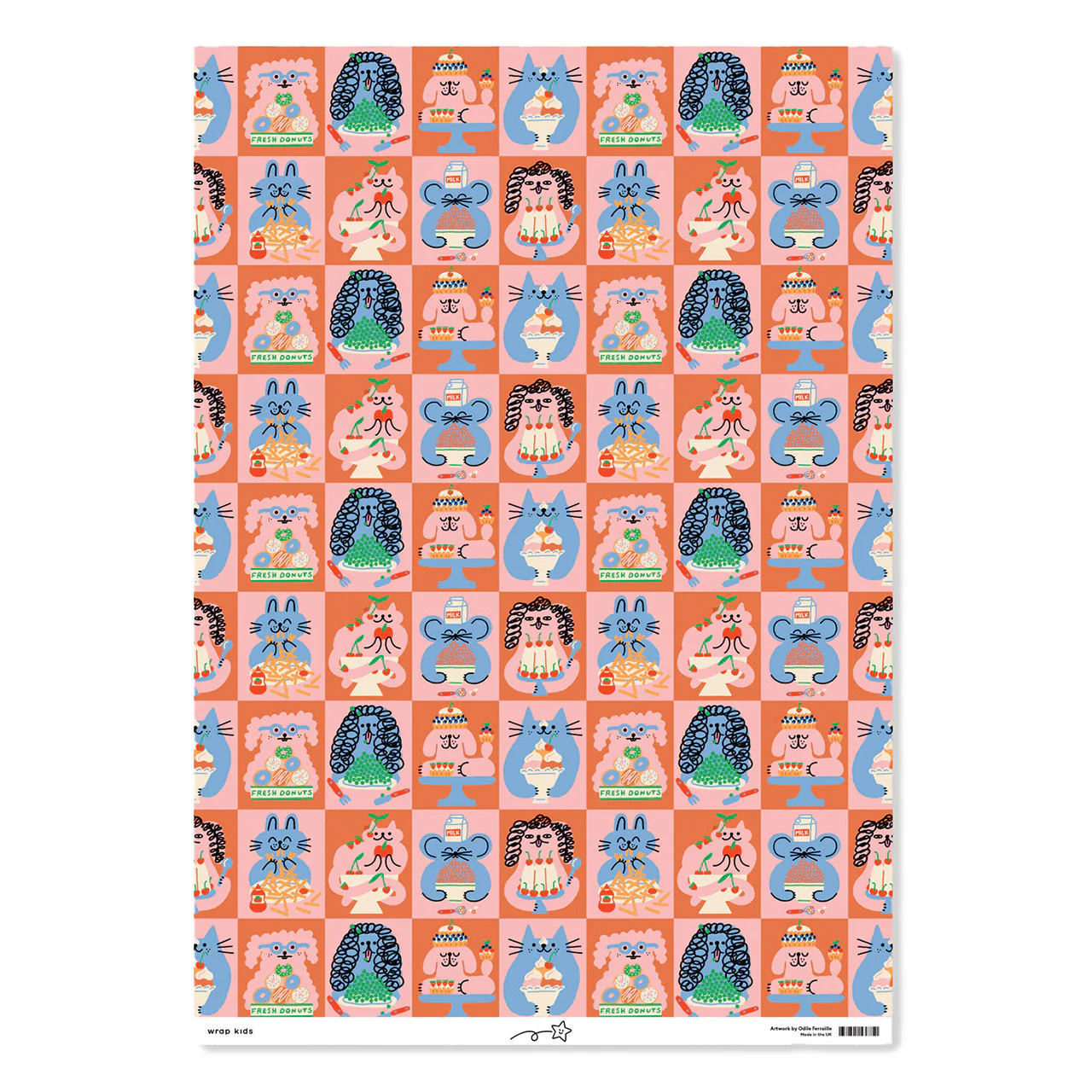 Cake Time Wrapping Sheet