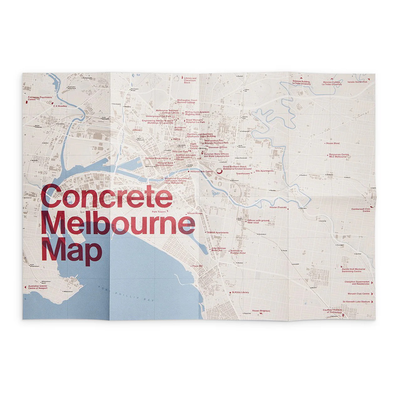 Concrete Melbourne Map - Image 4