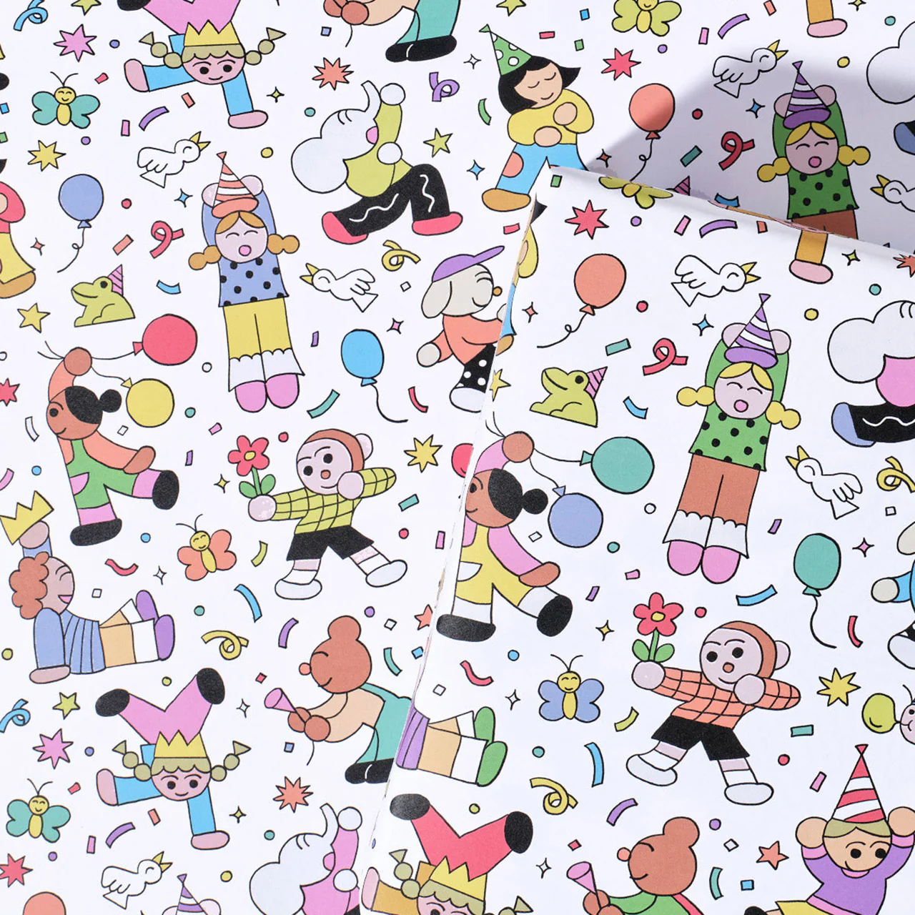 Dance Party Wrapping Sheet
