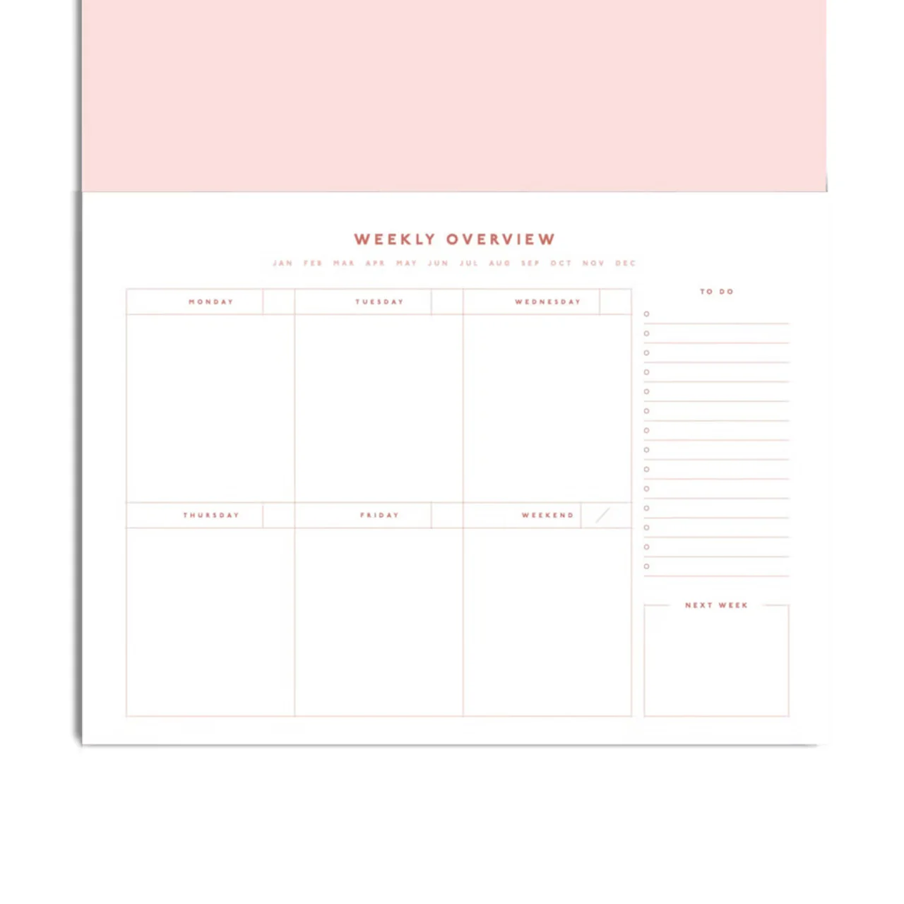 Growth Weekly Desk Planner A5 - Image 2