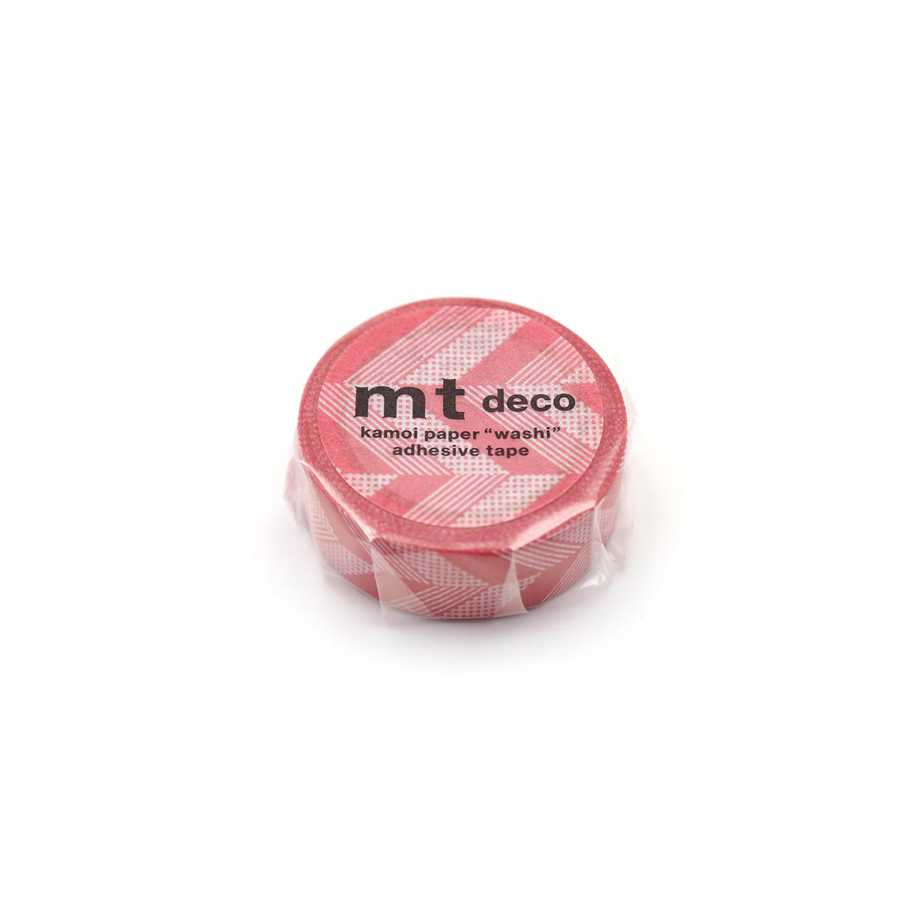 Multistripe Pink Washi Tape Single Roll - Image 2