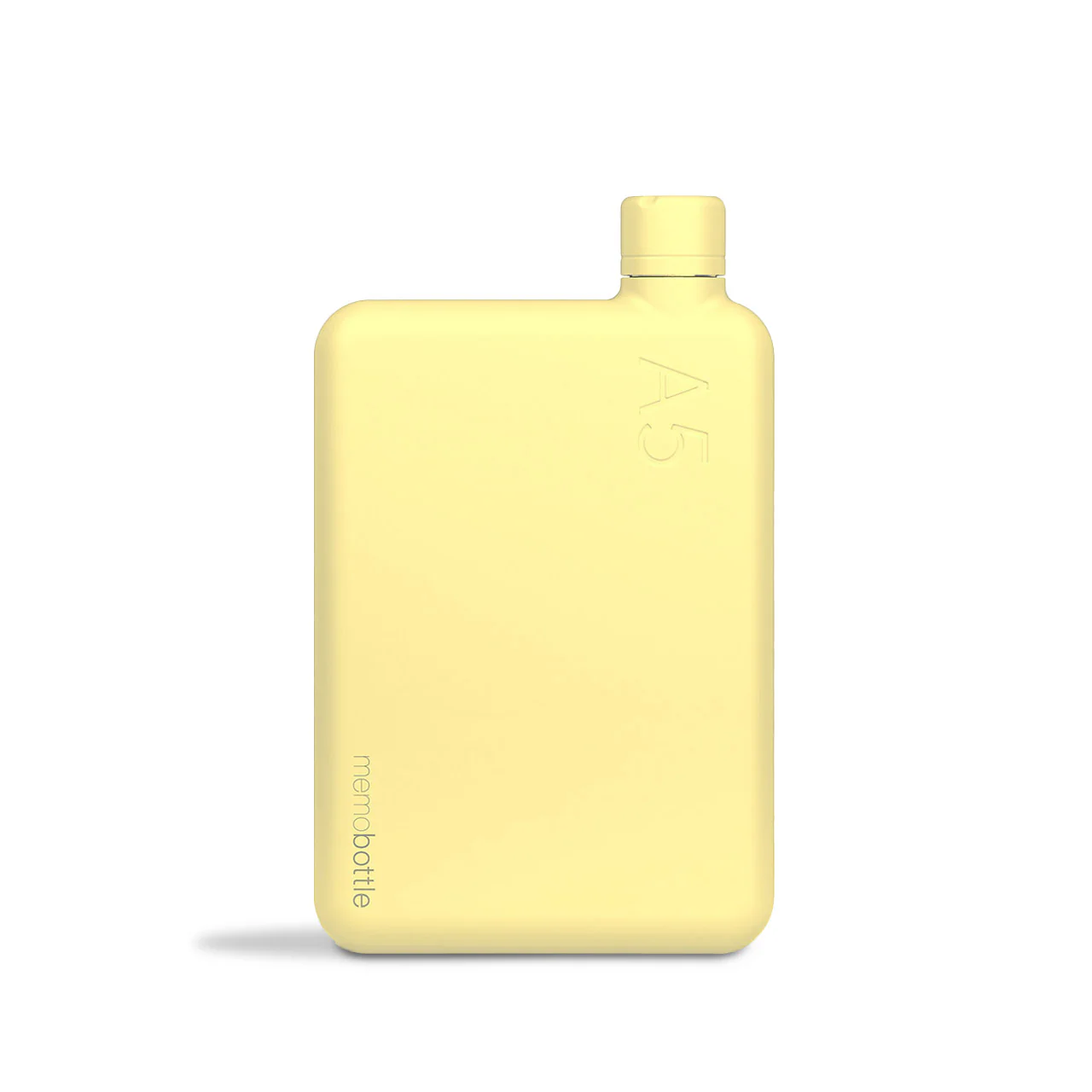 A5 Butter Yellow Stainless Steel Drink Bottle