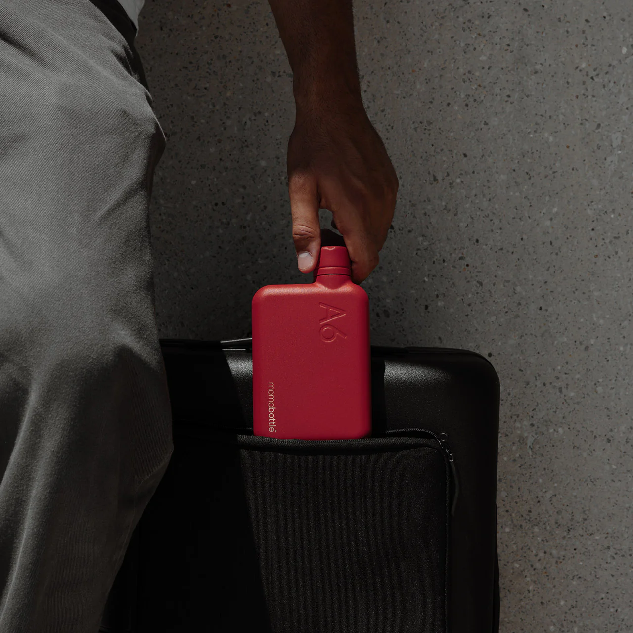 A6 Red Maple Stainless Steel Drink Bottle - Image 2