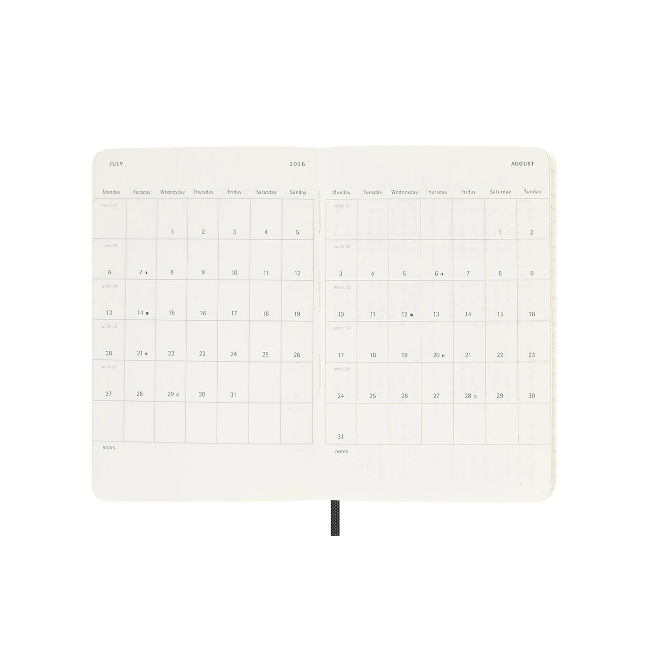 2026-27 18 Month Weekly Notebook Soft Cover Diary Pocket - Image 5