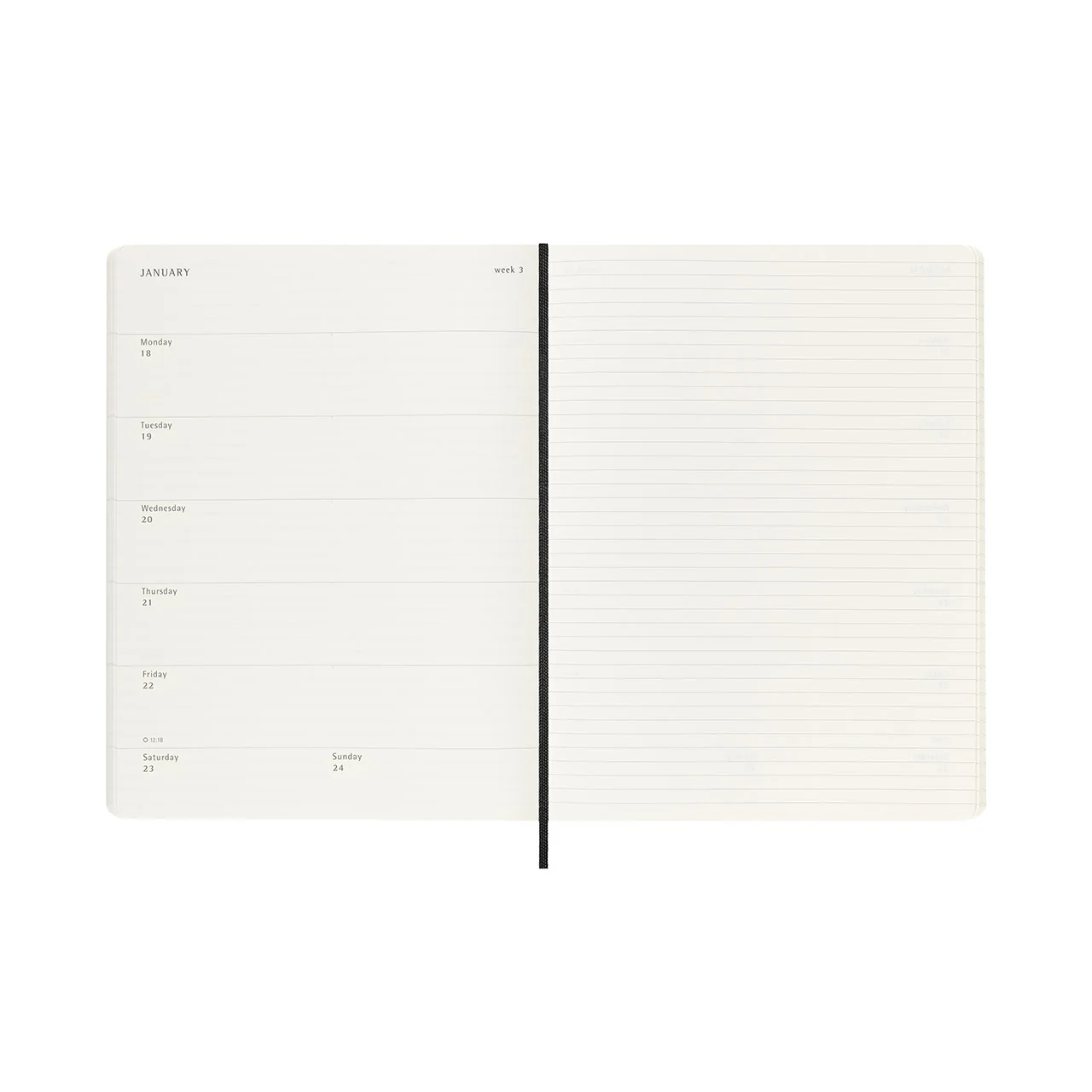 2026-27 18 Month Weekly Notebook Soft Cover Diary Extra Large - Image 3