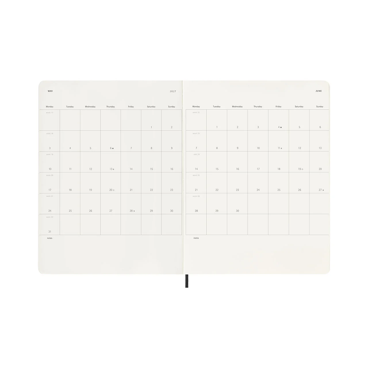 2026-27 18 Month Weekly Notebook Soft Cover Diary Extra Large - Image 4