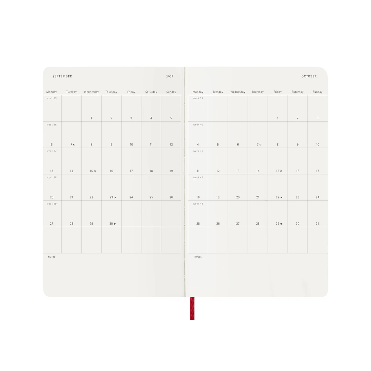 2026-27 18 Month Weekly Notebook Soft Cover Diary Large - Image 12
