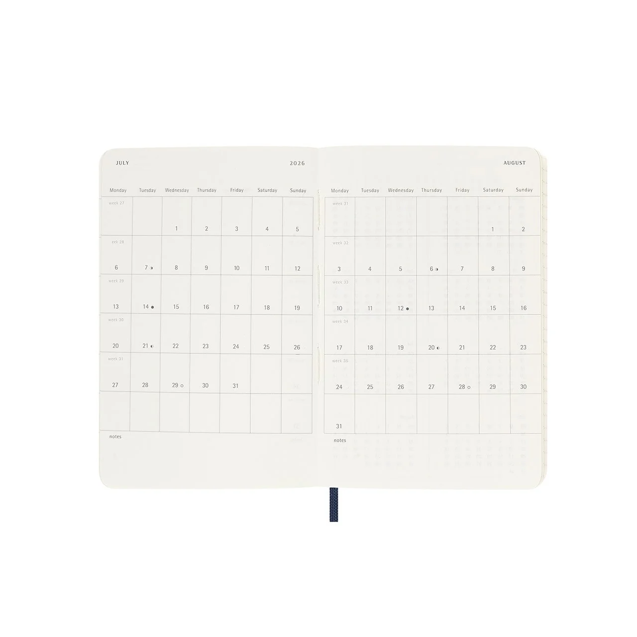2026 Weekly Notebook Soft Cover Diary Pocket - Image 11