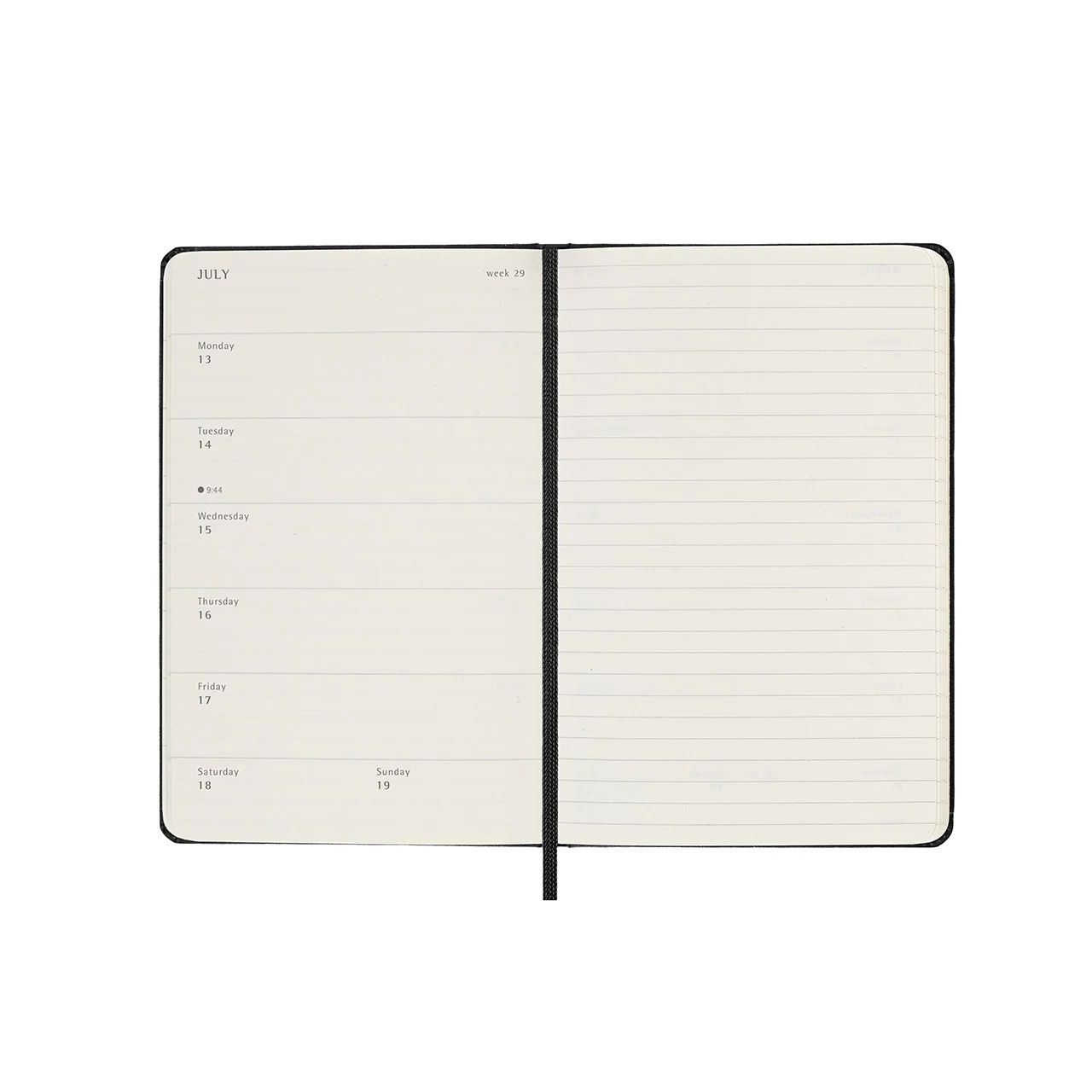 2026 Weekly Notebook Diary Hard Cover Pocket - Image 3