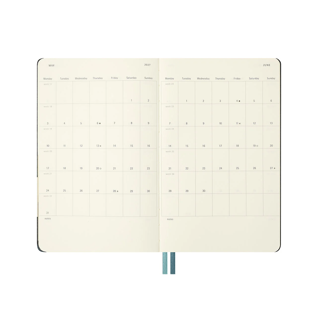 2027 Lord of the Rings Weekly Notebook Hard Cover Diary Large - Image 5