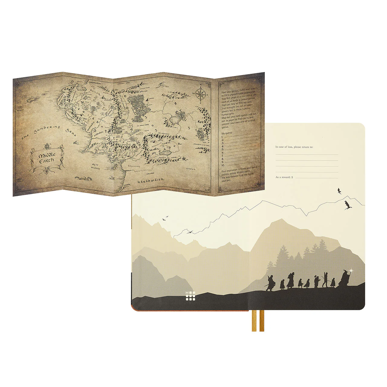 Lord of the Rings Frodo and Sam Boxed Notebook Large - Image 4