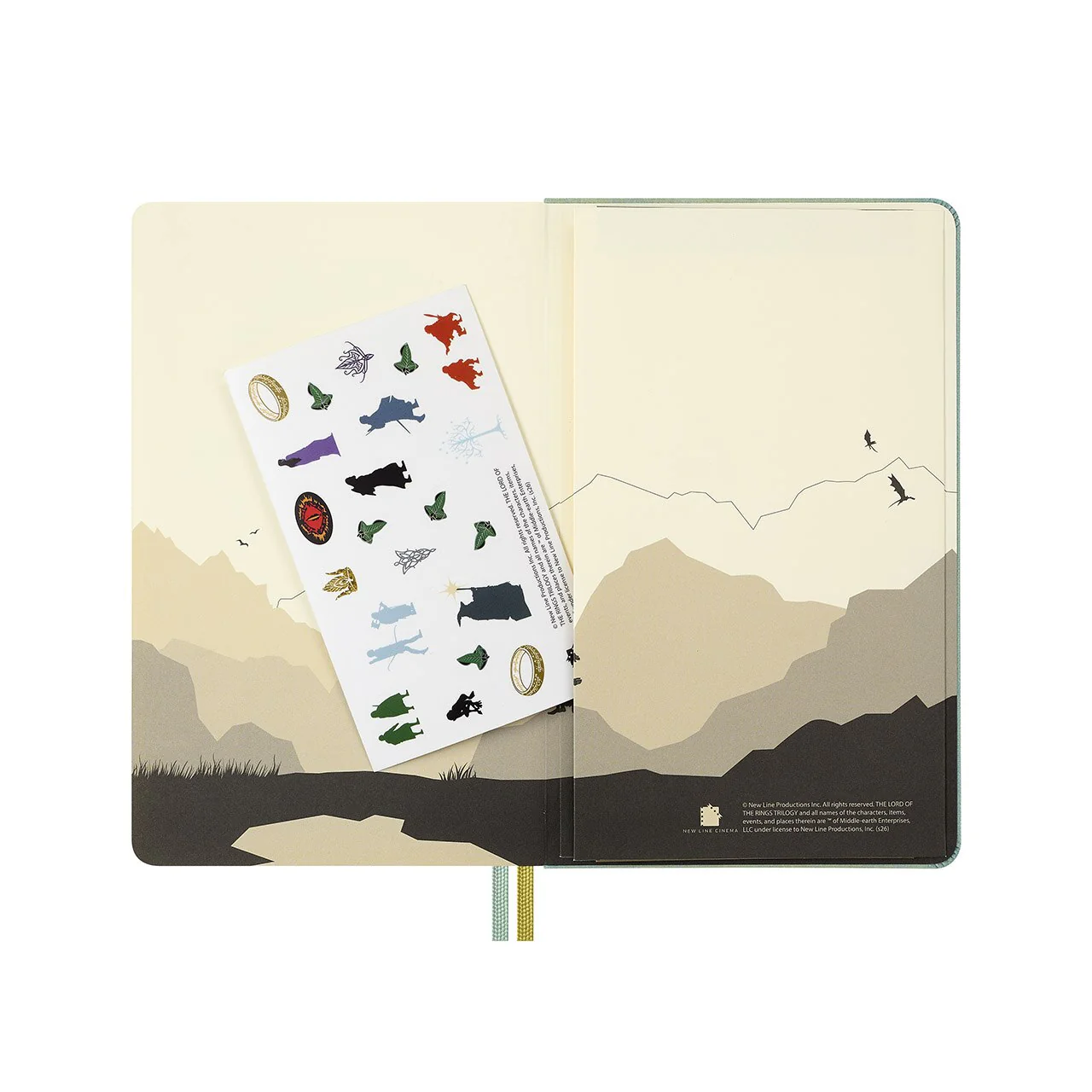 Lord of the Rings Legolas and Gimli Notebook Large - Image 5