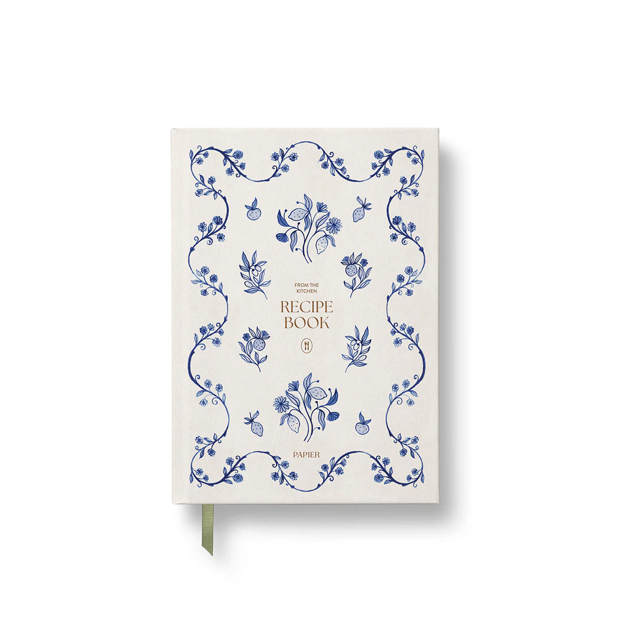 Ceramic Blue Recipe Journal A5