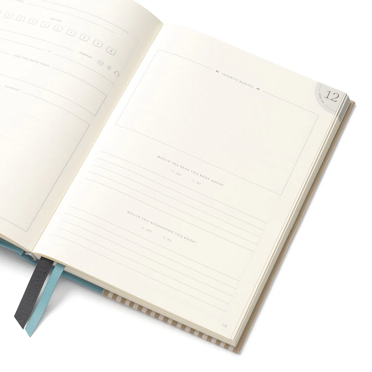 Fleurs Reading Journal A5 - Image 2