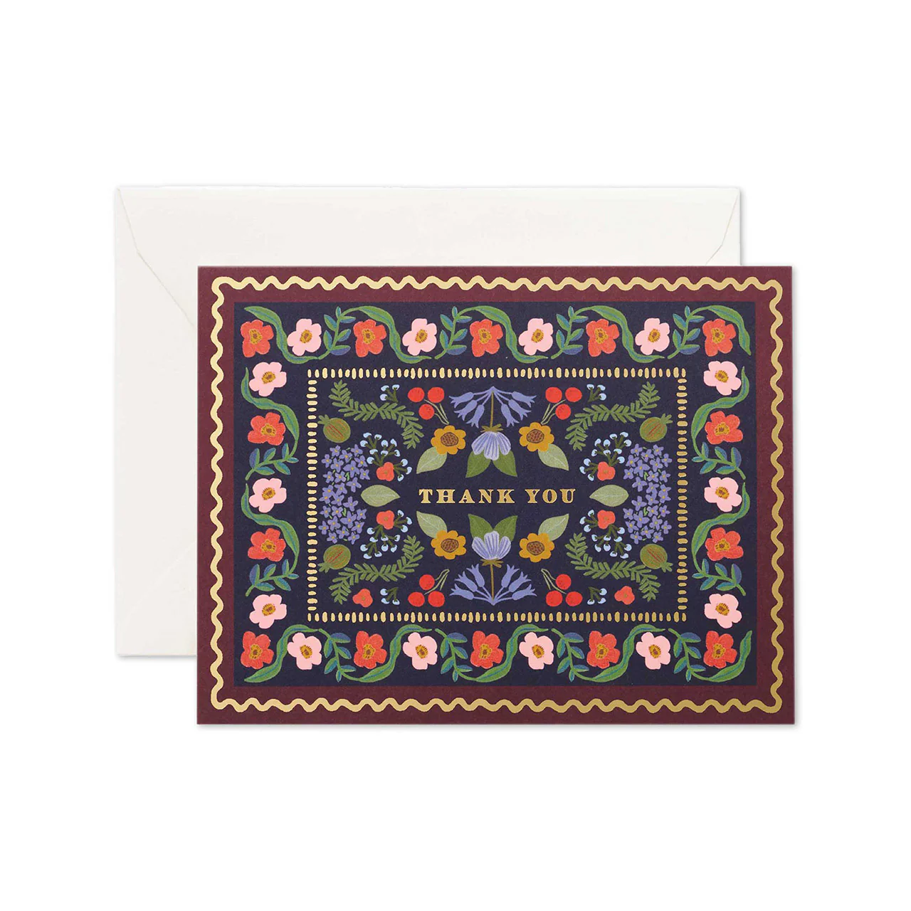 Delphine Thank You Greeting Card