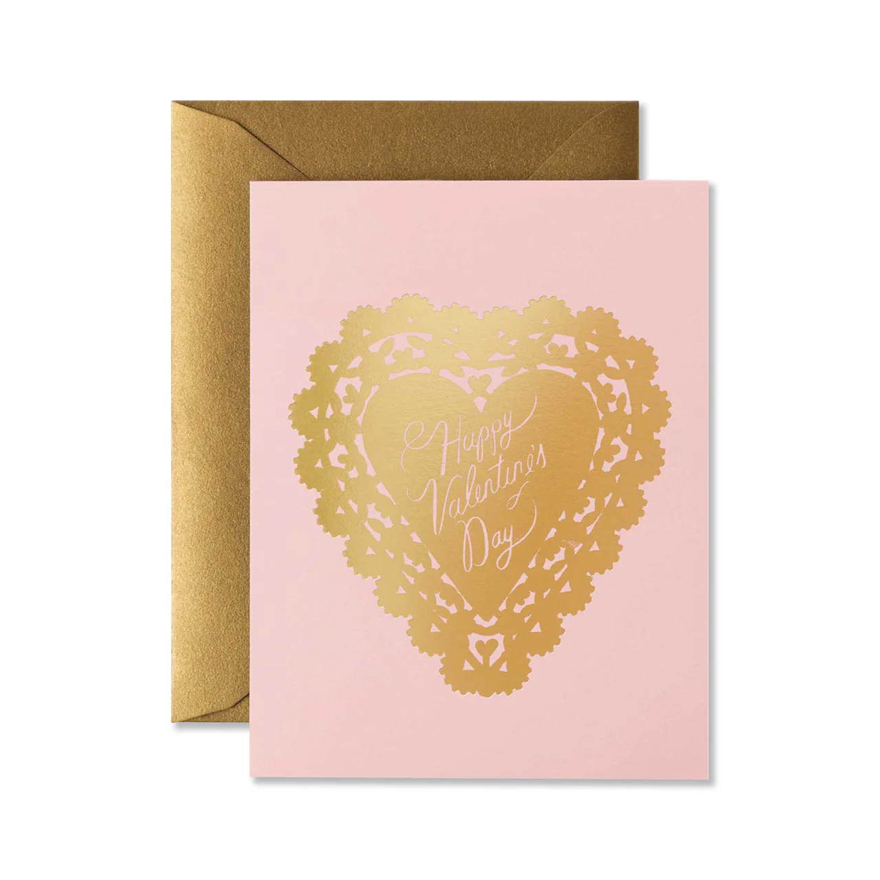 Doily Valentine Greeting Card