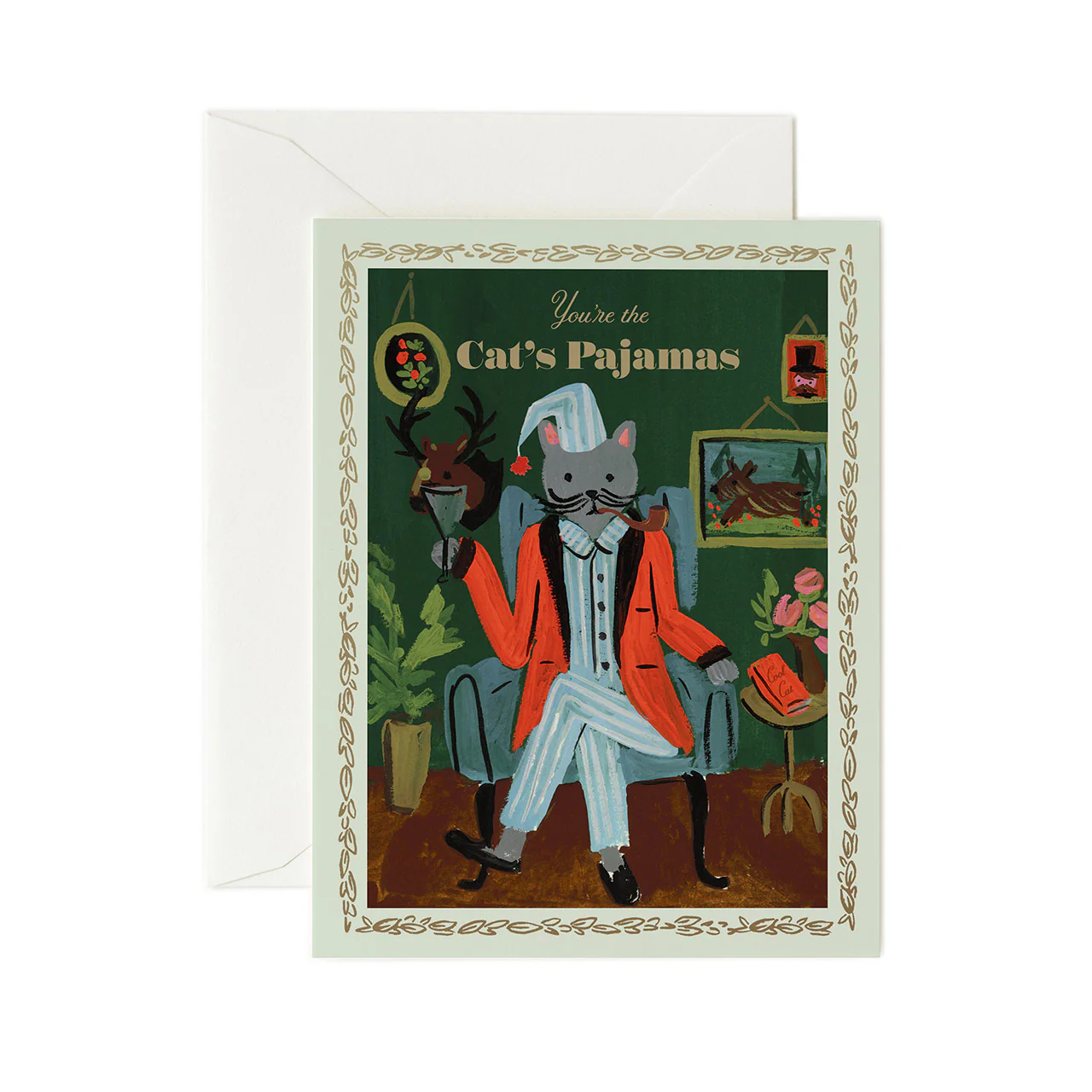 You're the Cat's Pajamas Greeting Card