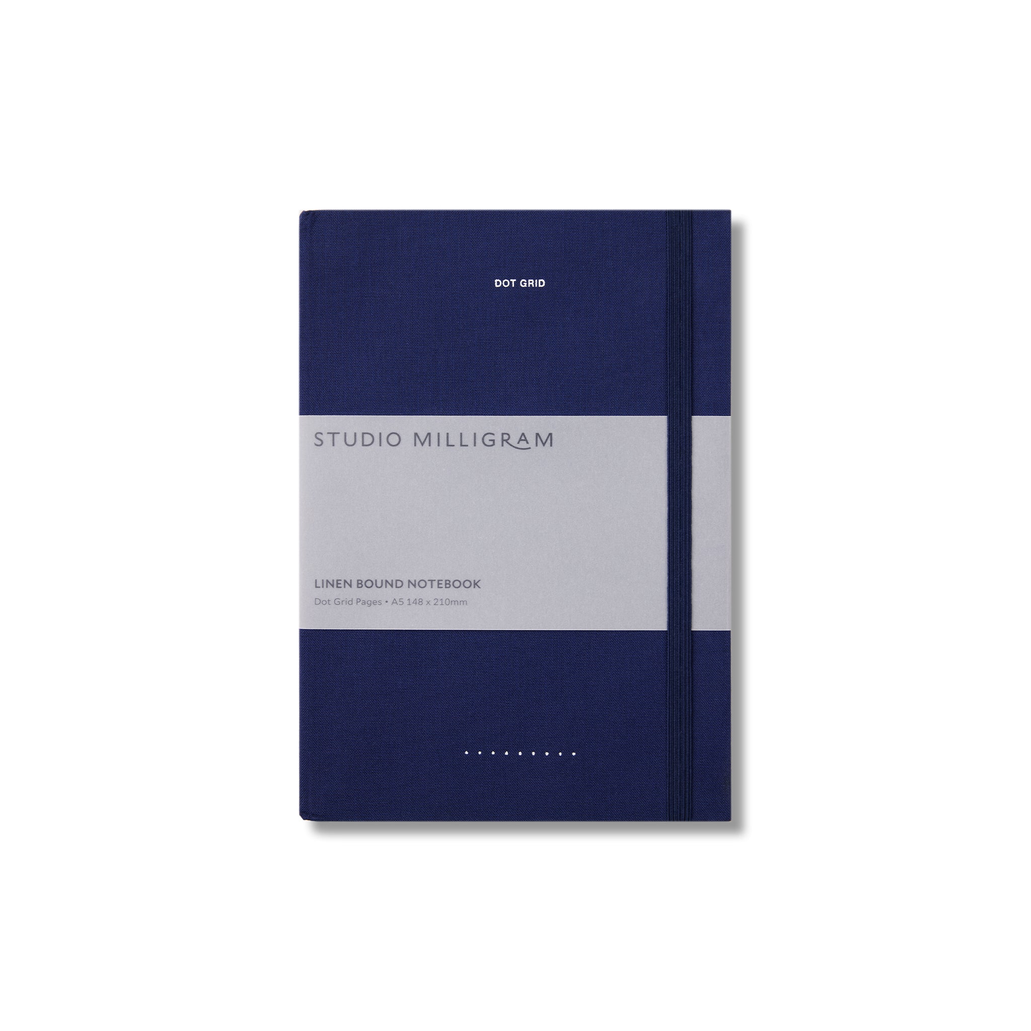Linen Bound Notebook Dot Grid A5 - Image 10