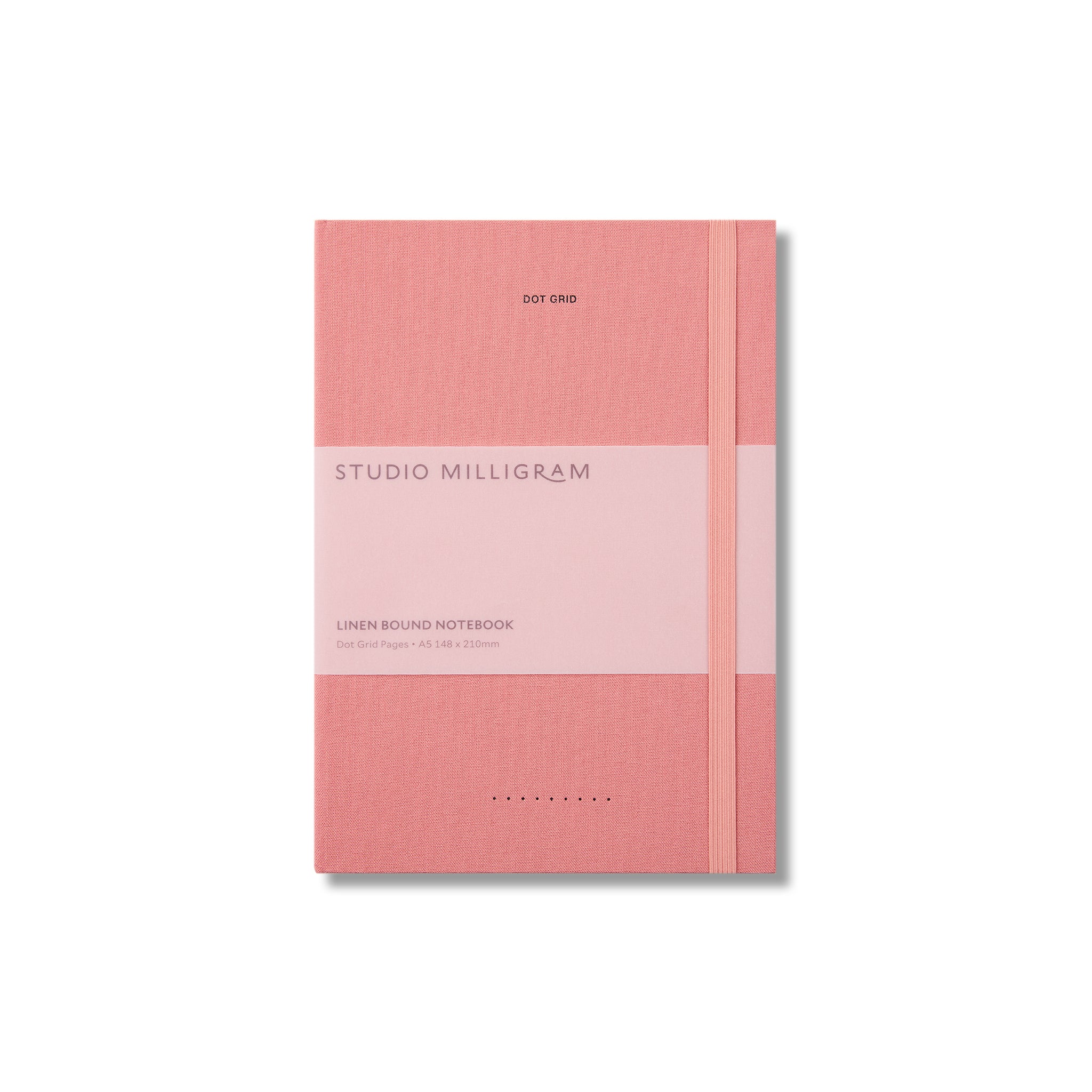 Linen Bound Notebook Dot Grid A5 - Image 13