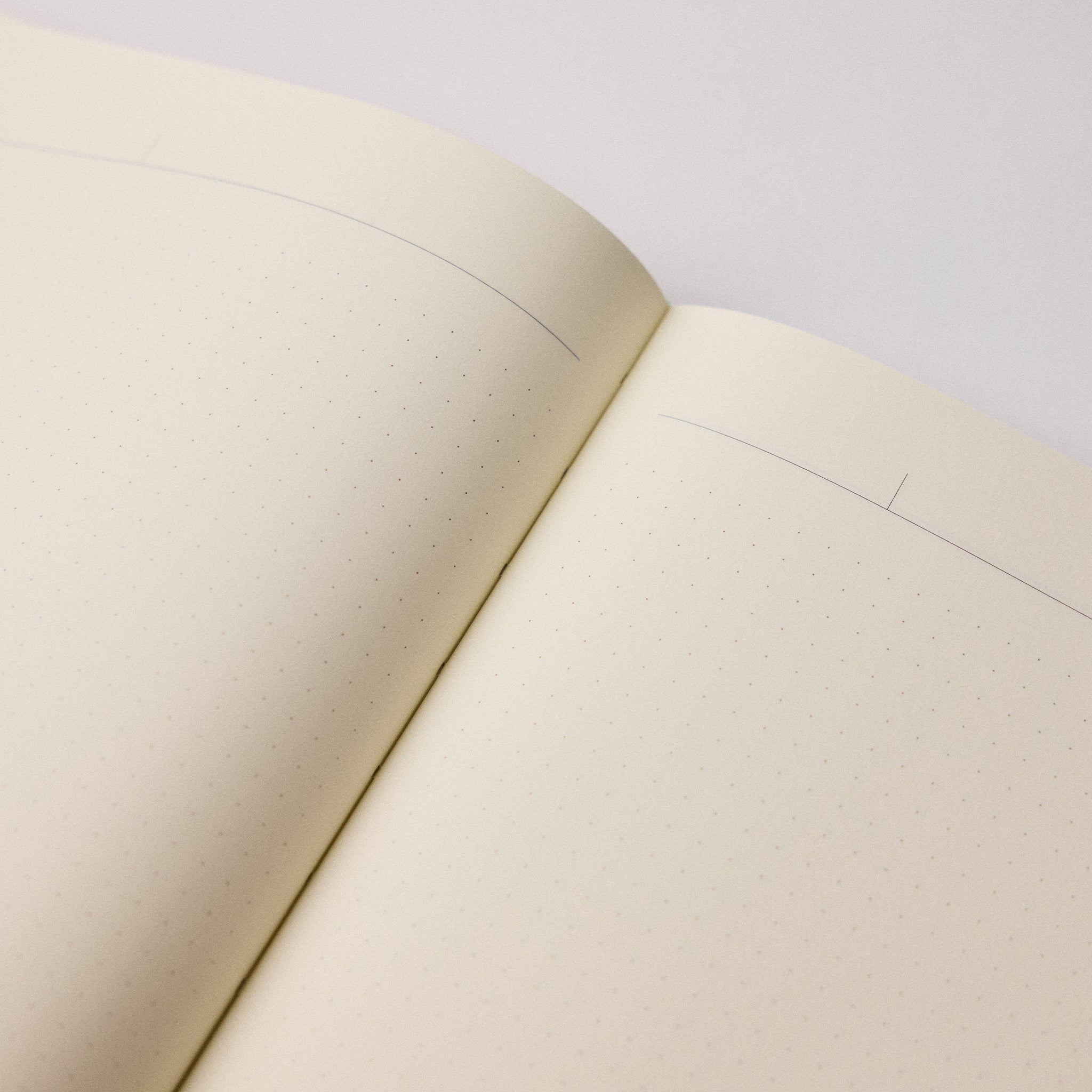 Linen Bound Notebook Dot Grid A5 - Image 2