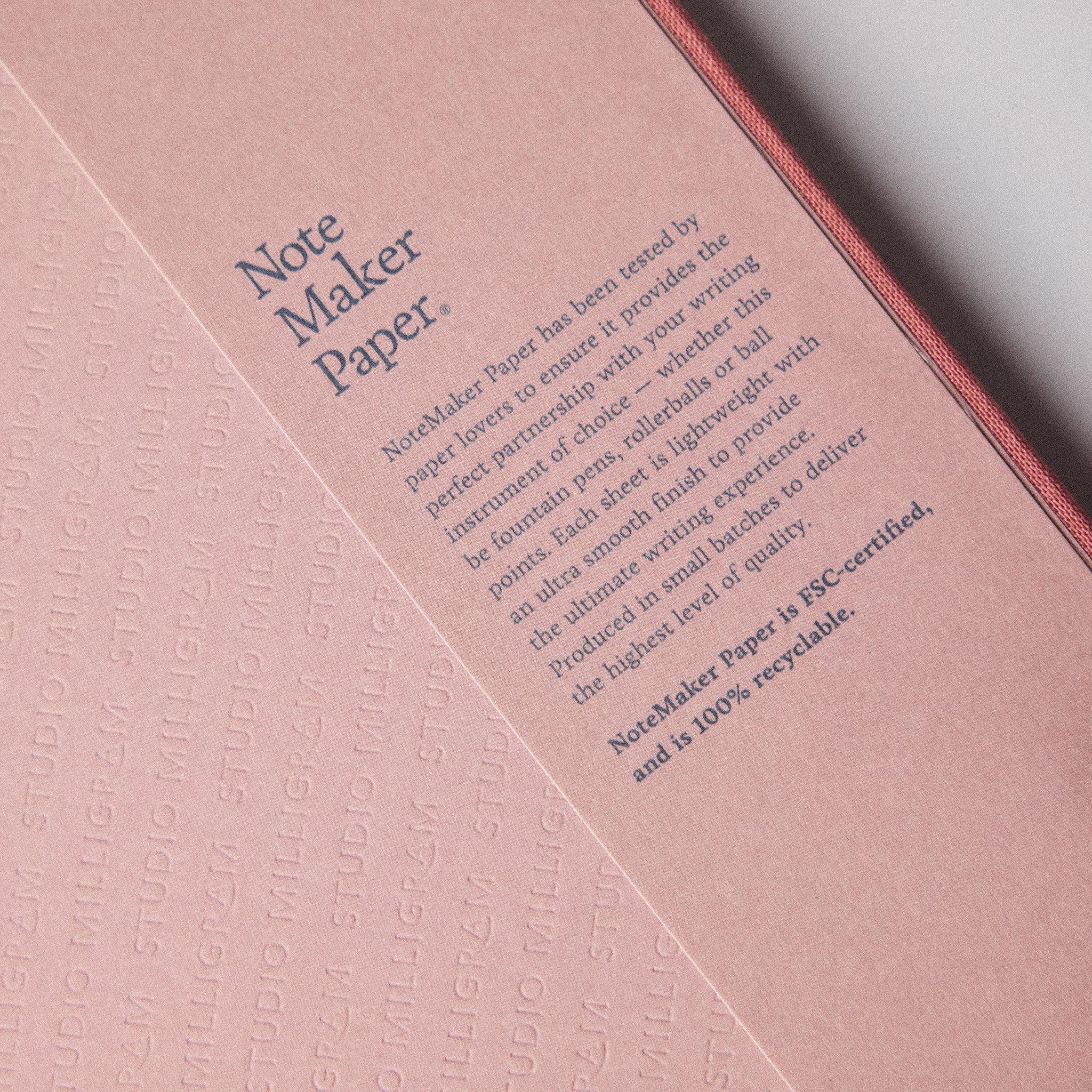 Linen Bound Notebook Ruled A5 - Image 11