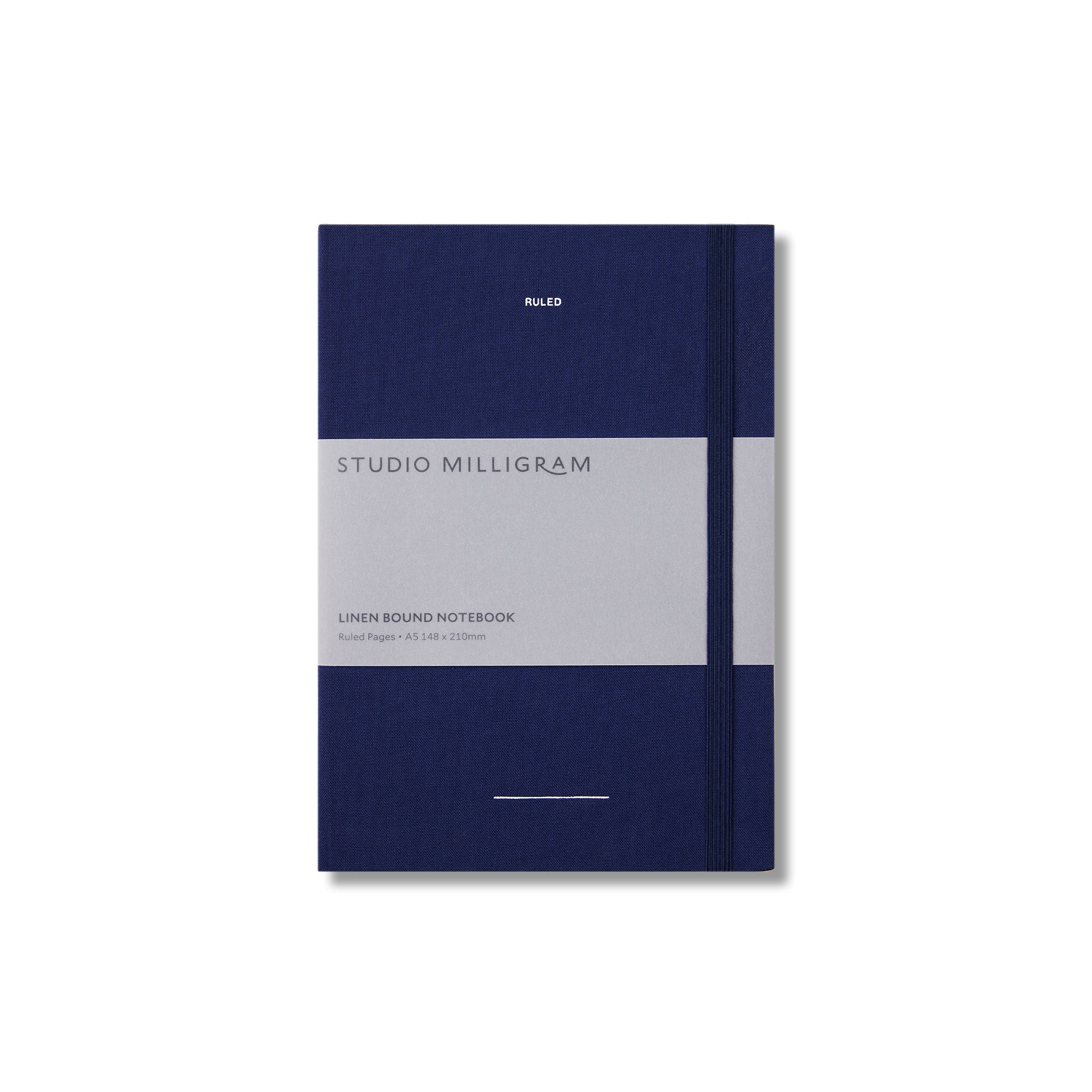 Linen Bound Notebook Ruled A5 - Image 9