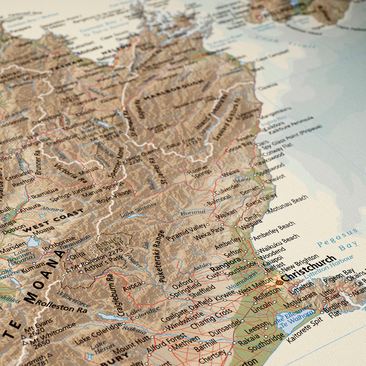 New Zealand / Aotearoa Canvas Map - Image 2