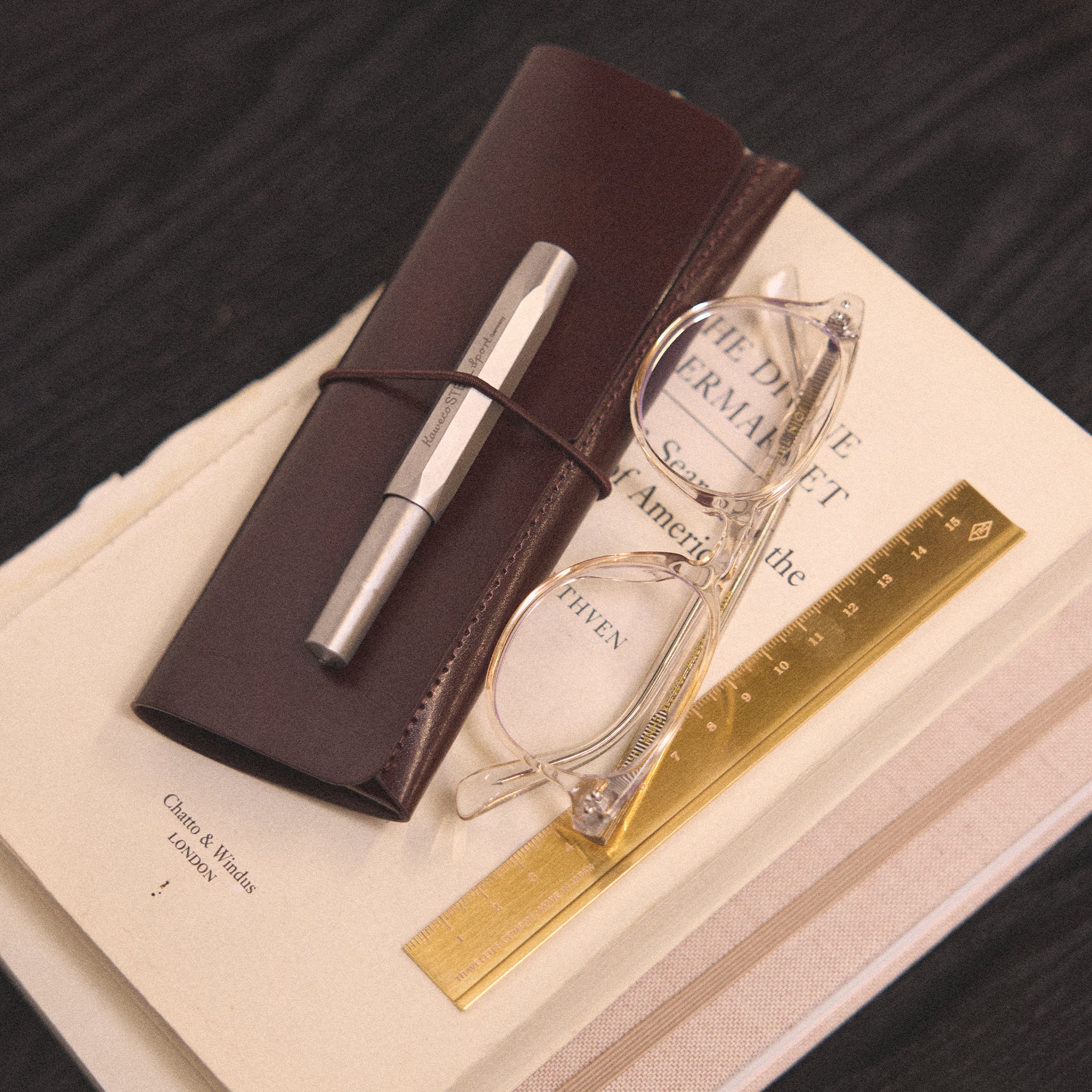 Recycled Leather Pen Case - Image 4