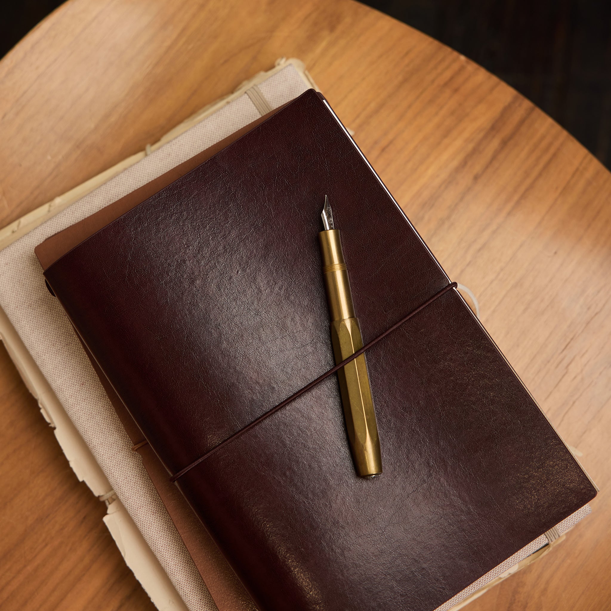Refillable Leather Journal Set A5 - Image 5