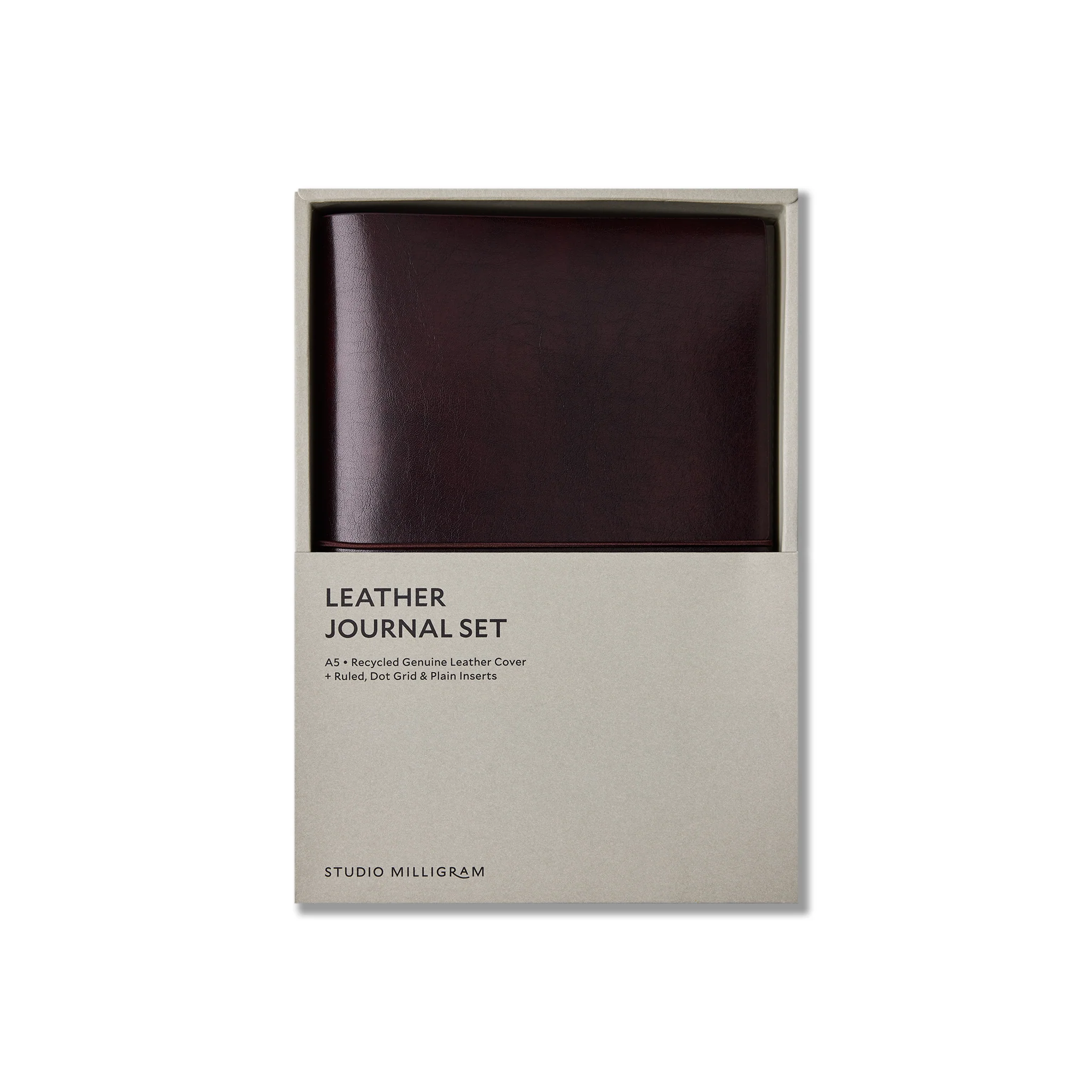 Refillable Leather Journal Set A5 - Image 9