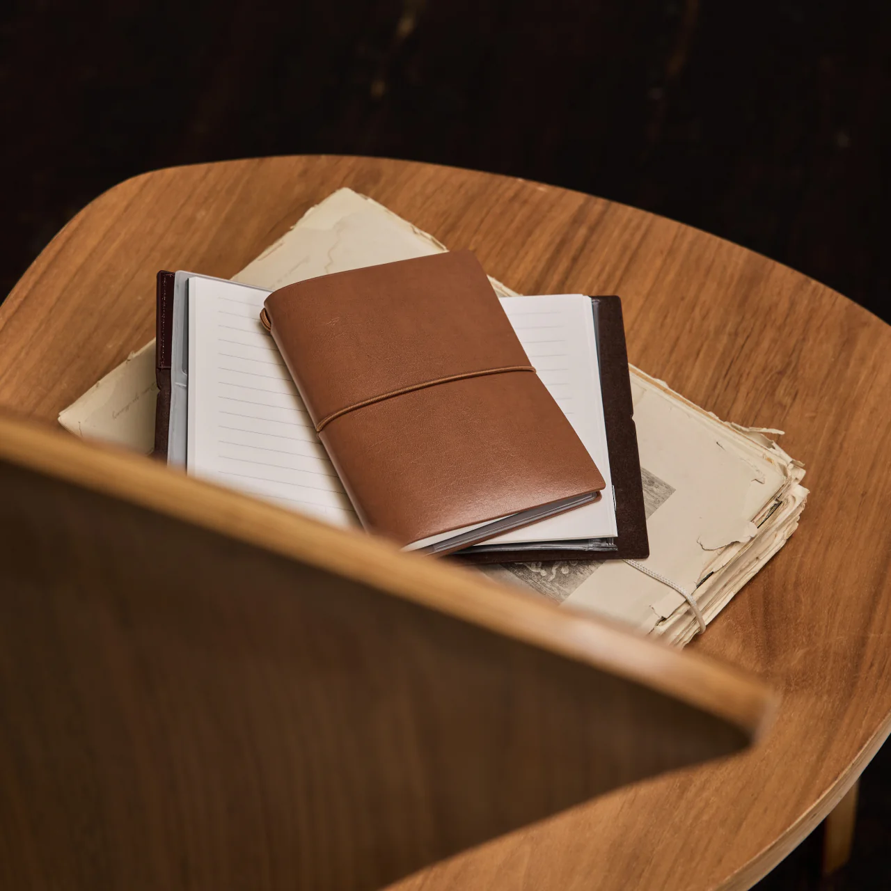 Refillable Leather Journal Set Passport B7 - Image 6