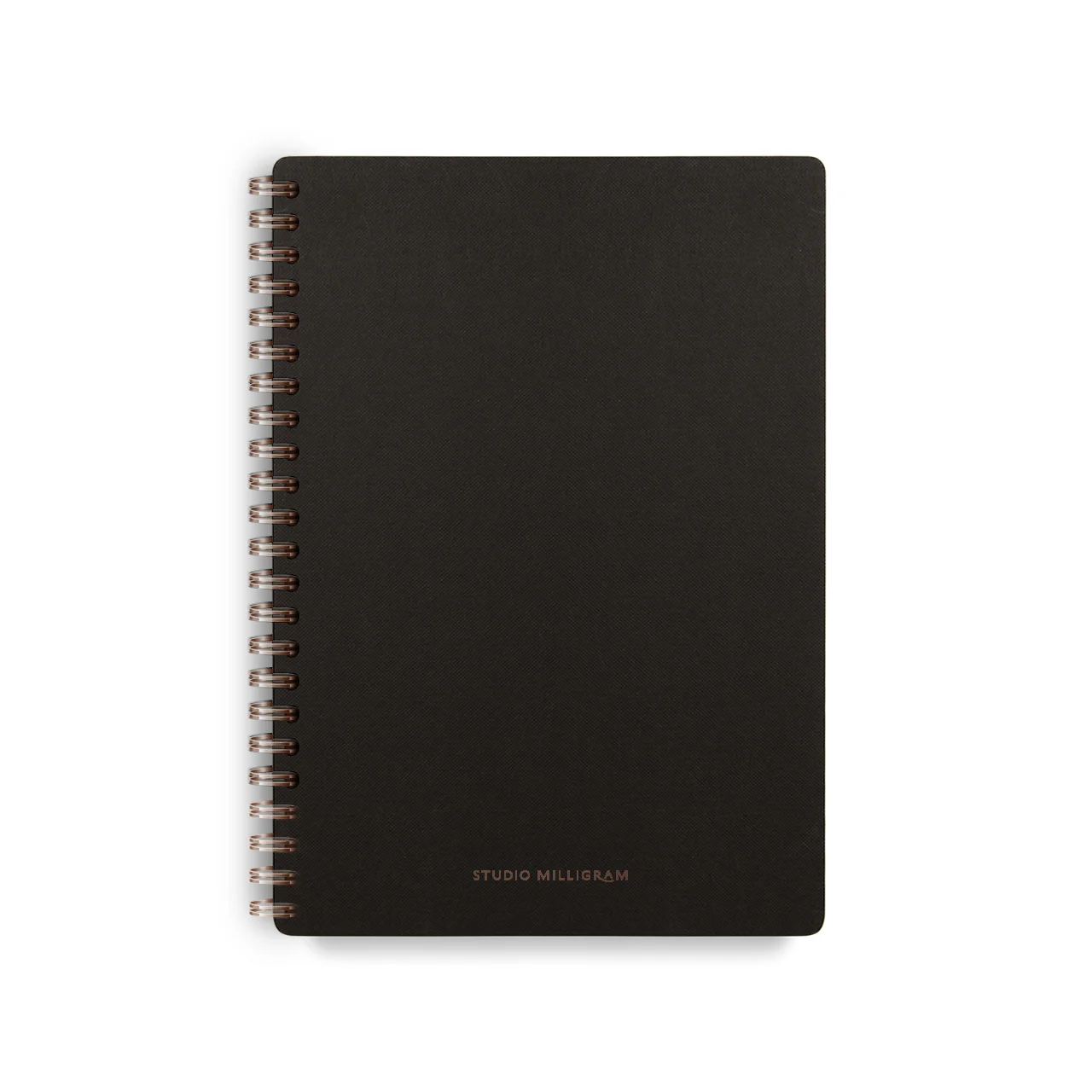 Spiral Bound Notebook Ruled B5 Black