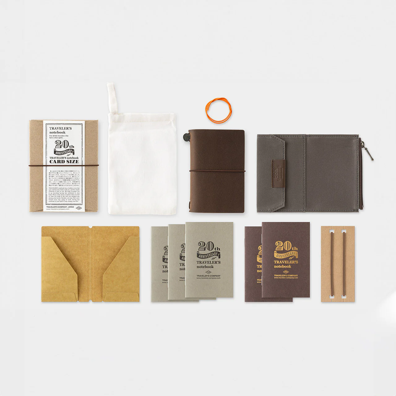 Traveler's Notebook 20th Ann. Card Size Set - Image 12