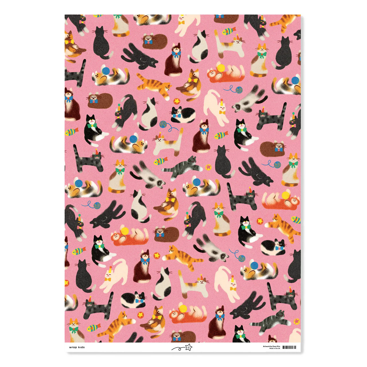 Cats Wrapping Sheet