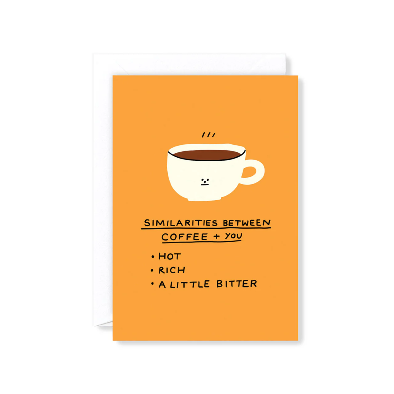 Coffee vs You Greeting Card
