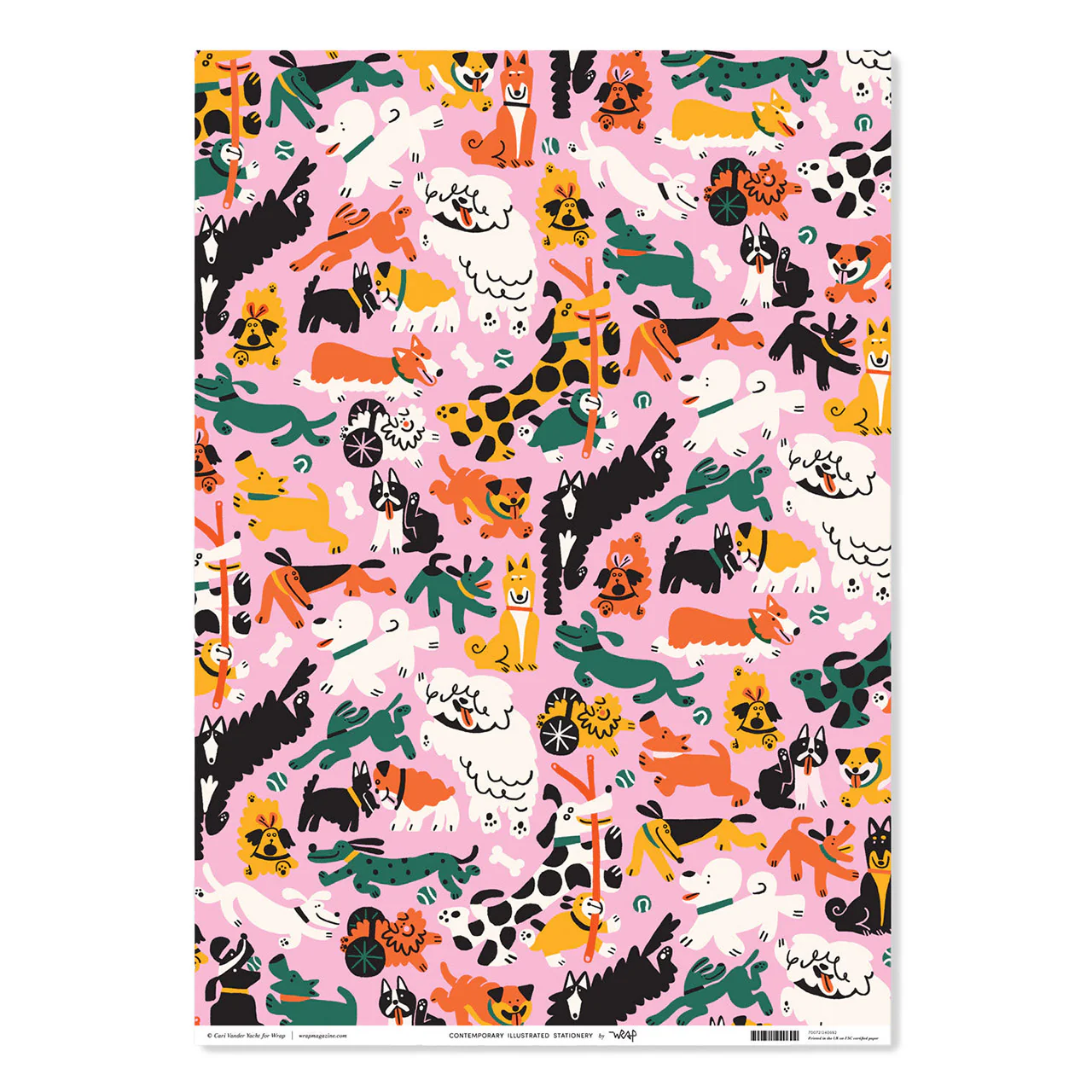 Dogs Day Out Wrapping Sheet