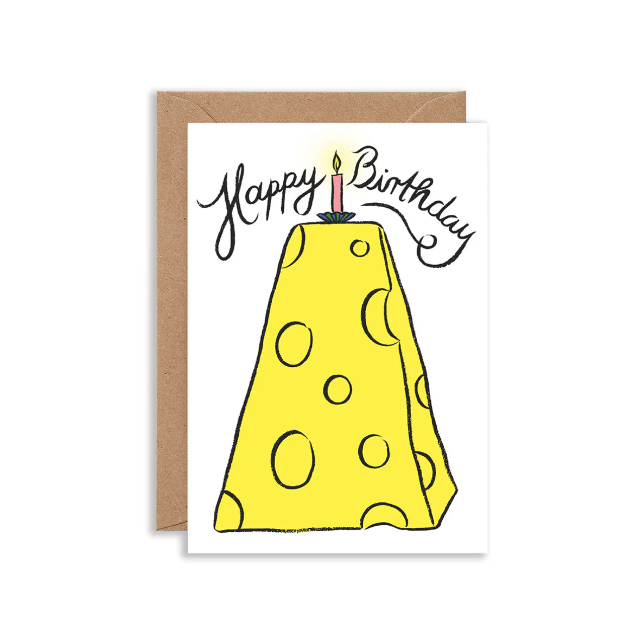 Happy Birthday Cheese Greeting Card