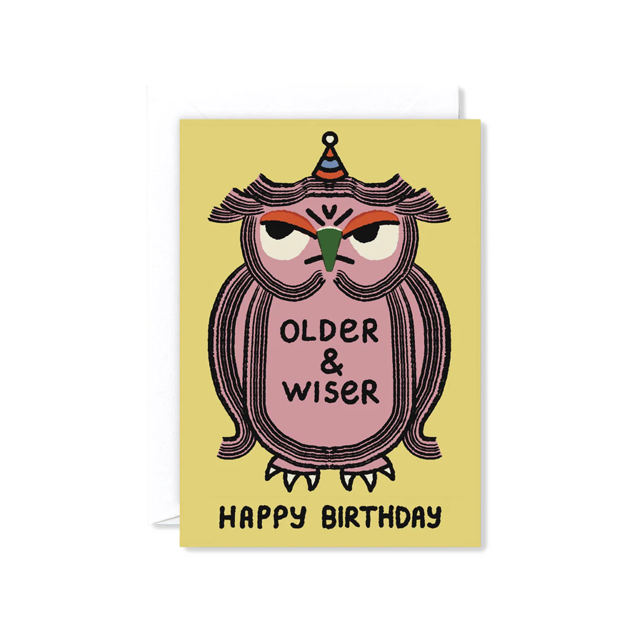 Older and Wiser Greeting Card