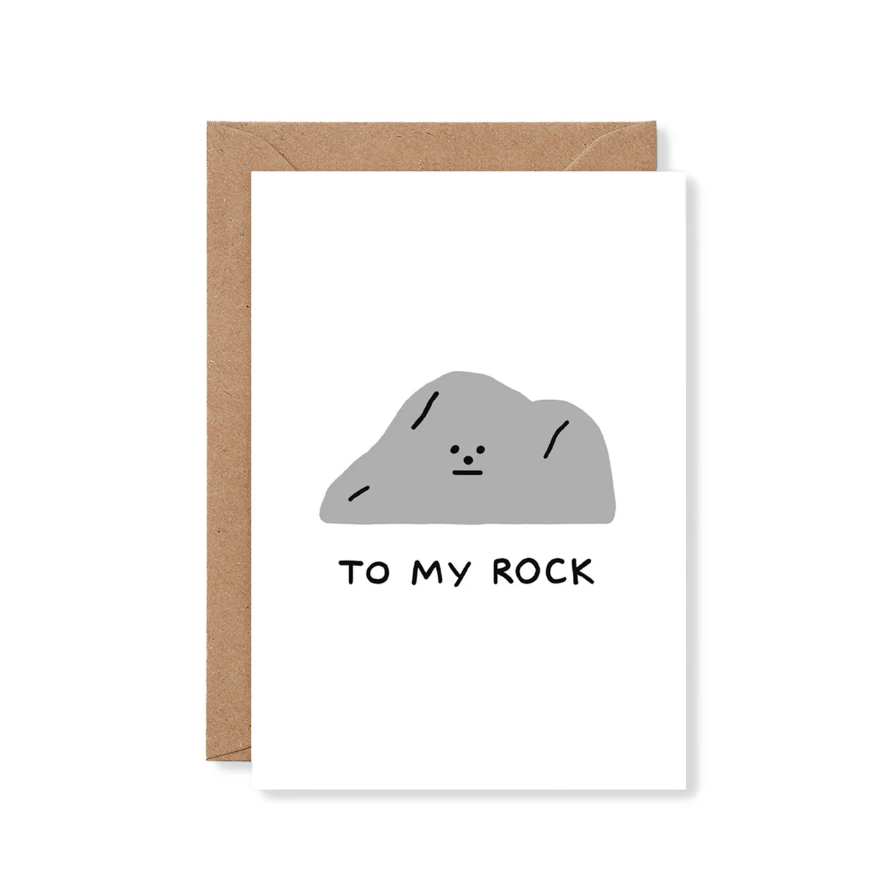 To My Rock Greeting Card